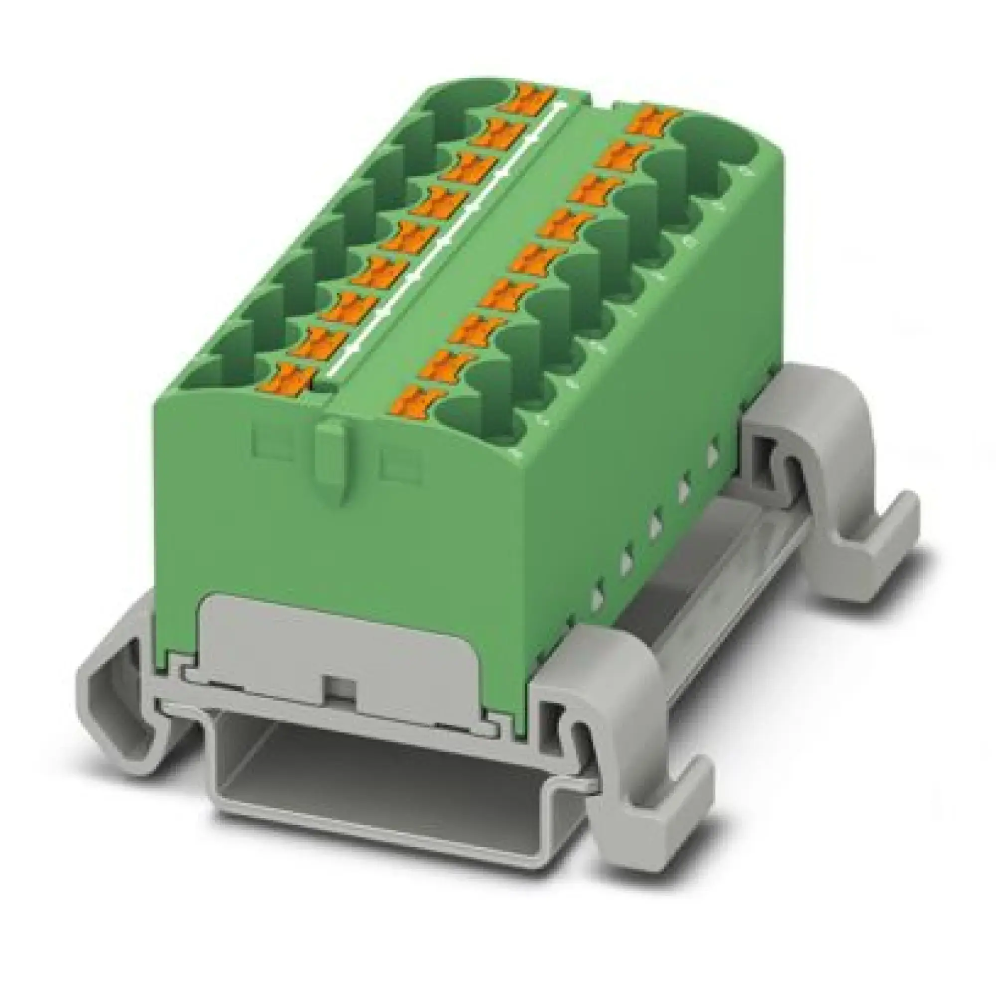 Phoenix Contact 3273710 Distribution block PTFIX 18X4-NS35A GN (img_001)