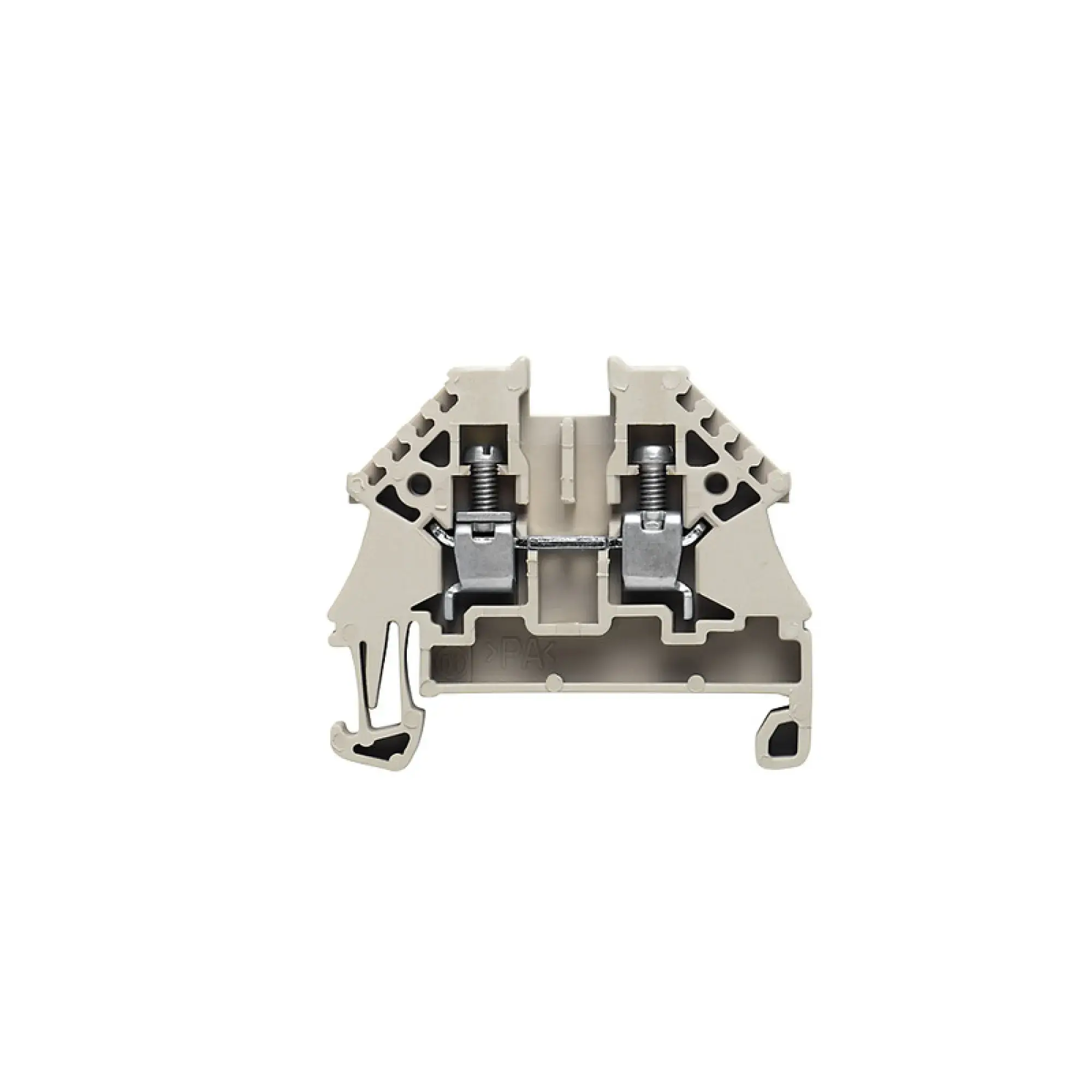 Weidmüller 1042600000 Feed-through terminal block, Screw connection, dark beige, 4 mm², 32 A, 500 V, Number of connections: 2 (img_001)