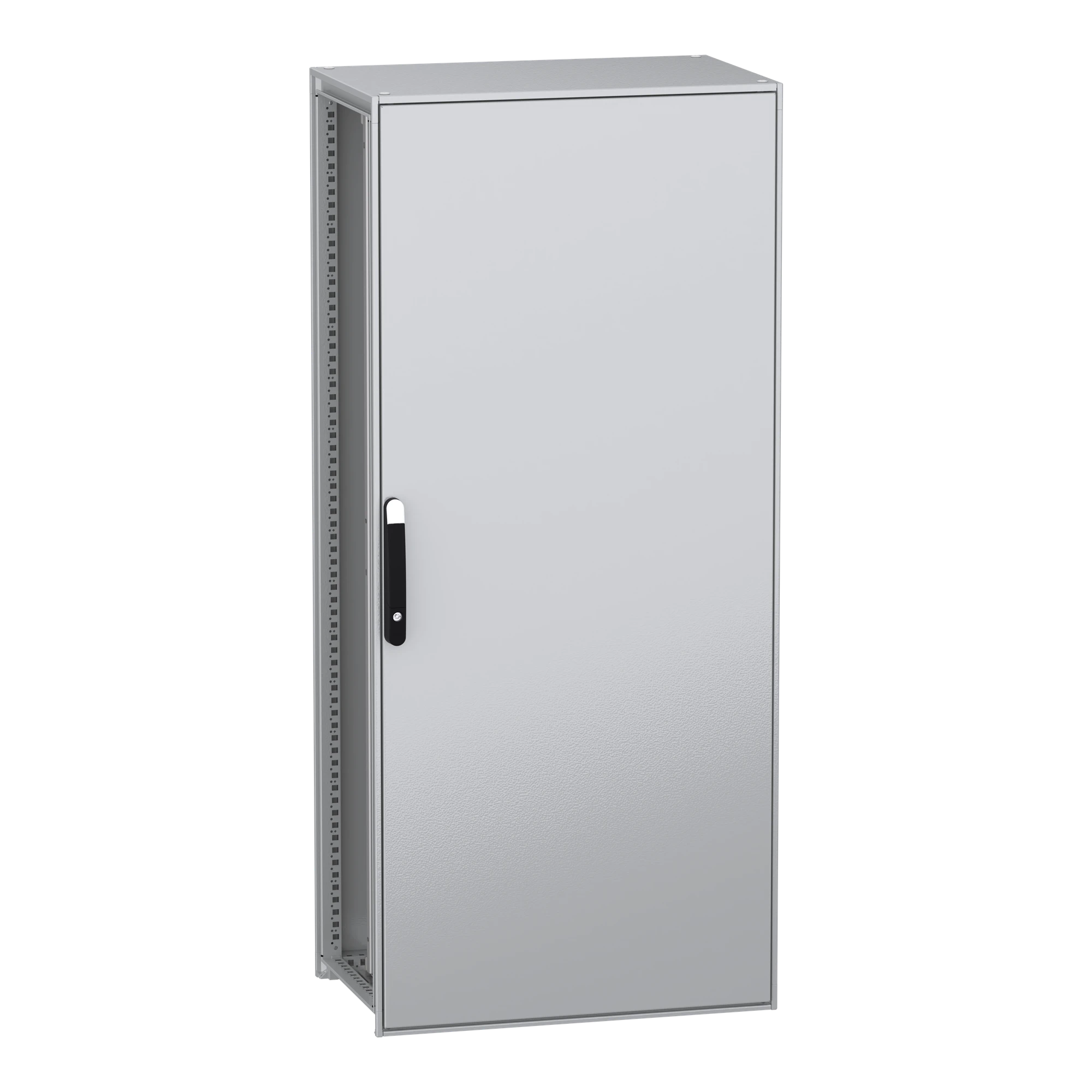 Schneider Electric NSYSFN18850P Freestanding enclosure, electrical, PanelSeT SFN, made of decarbonized steel, with mounting plate, assembled, 1800x800x500mm, IP55 (img_001)