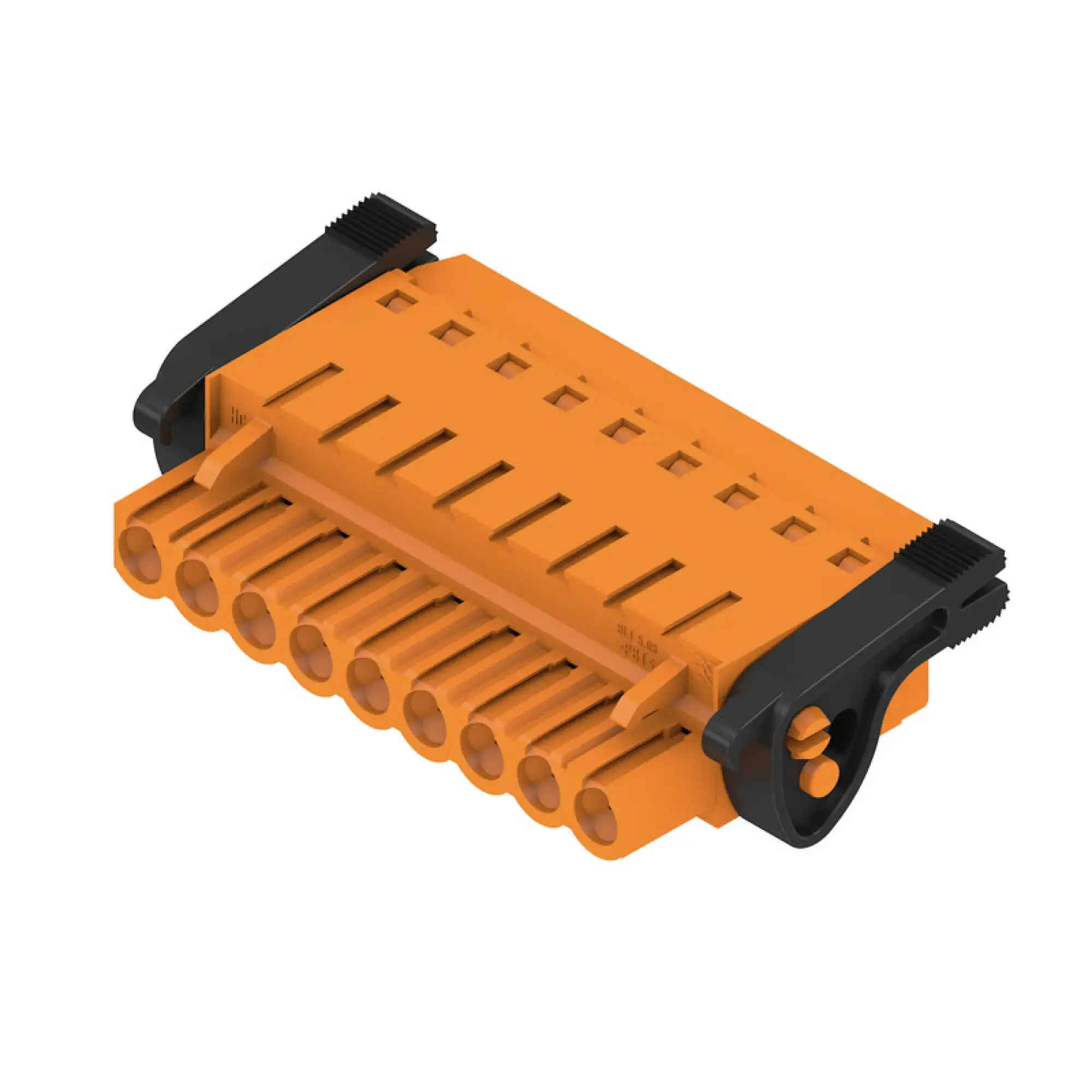 Weidmüller 1890290000 PCB connector (wire connection), 320 V, 27 A, Pitch in mm: 5.08, 2.5 mm², Number of poles: 9, TOP connection, Box (img_001) Weidmüller 1890290000 PCB connector (wire connection), 320 V, 27 A, Pitch in mm: 5.08, 2.5 mm², Number of poles: 9, TOP connection, Box (img_001)