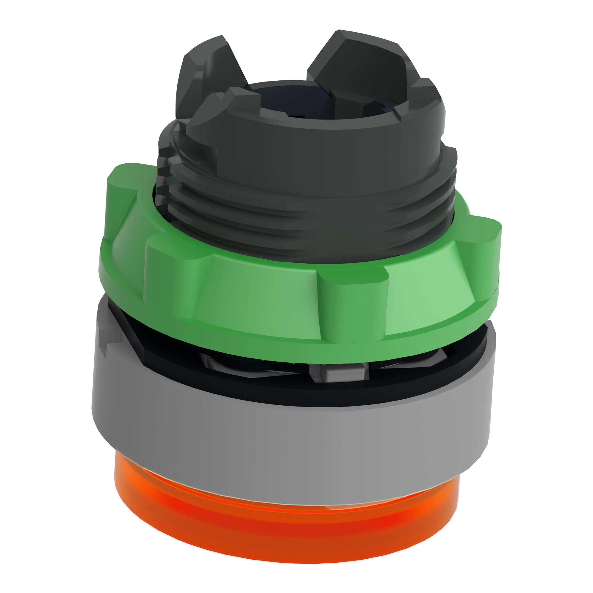 Schneider Electric ZB5AW153C0 Illuminated push-button, front element, Harmony XB5, plastic, 22mm, light grey, orange, protruding, for universal LED (img_007) Schneider Electric ZB5AW153C0 Illuminated push-button, front element, Harmony XB5, plastic, 22mm, light grey, orange, protruding, for universal LED (img_007)