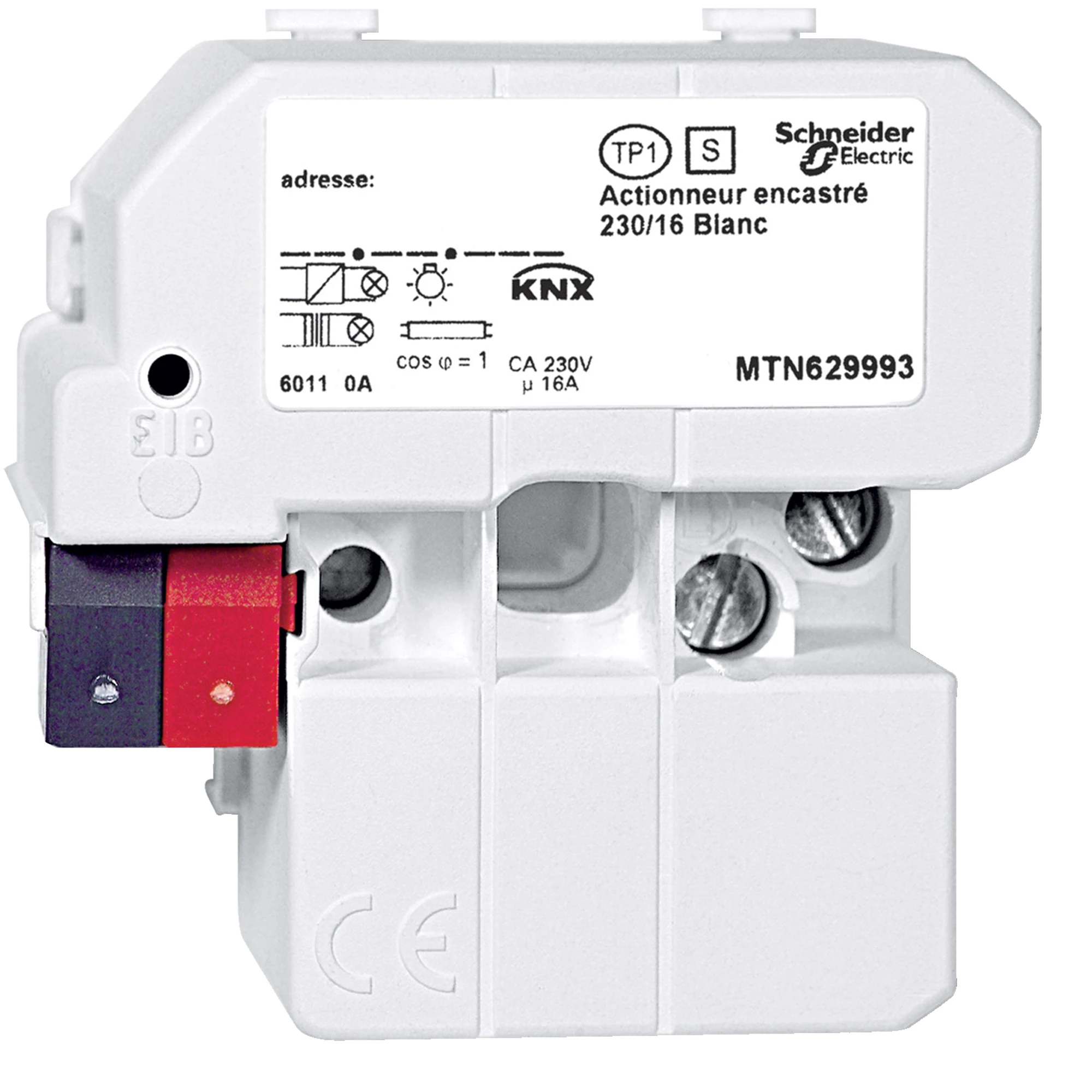 Schneider Electric MTN629993 Switching actuator flush-mounted/230/16, polar white (img_001)