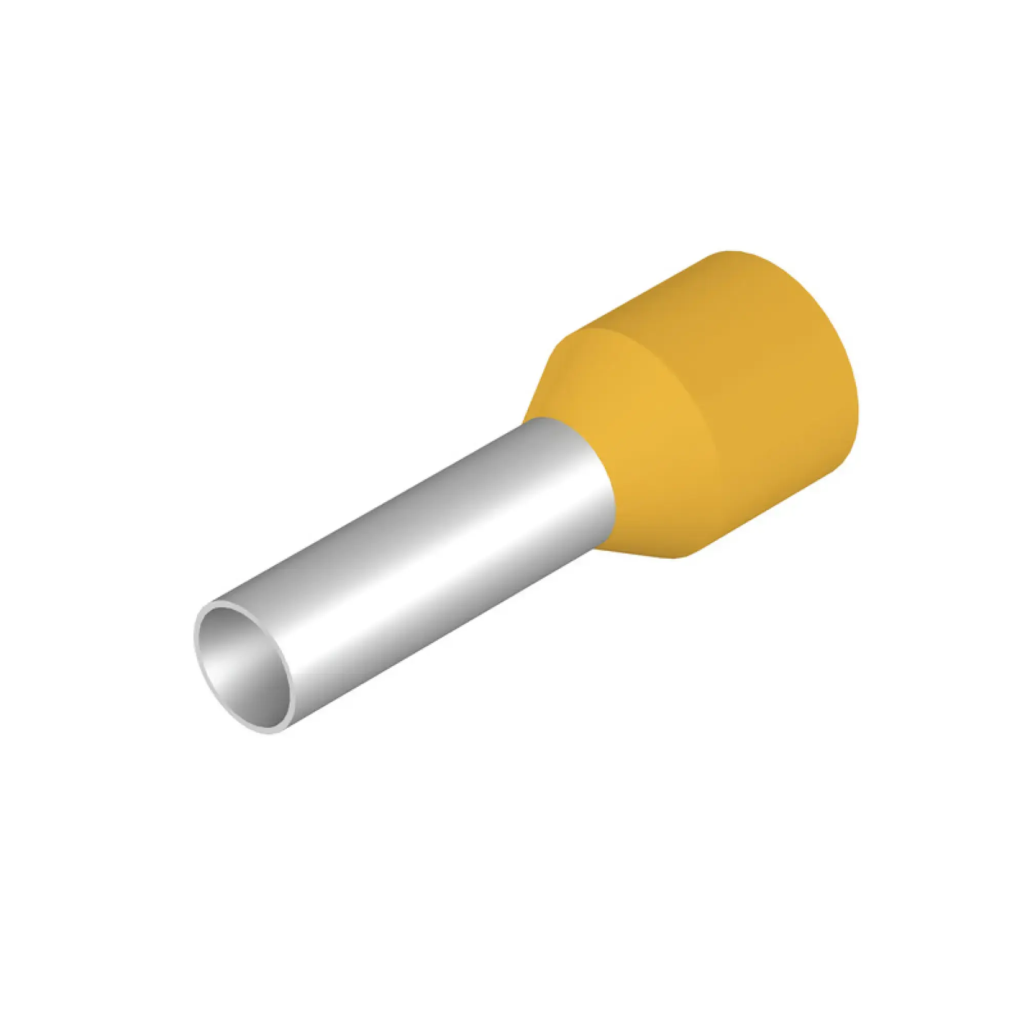 Weidmüller 9019220000 Wire end ferrule, Standard, 6 mm², Stripping length: 14 mm, yellow (img_001)