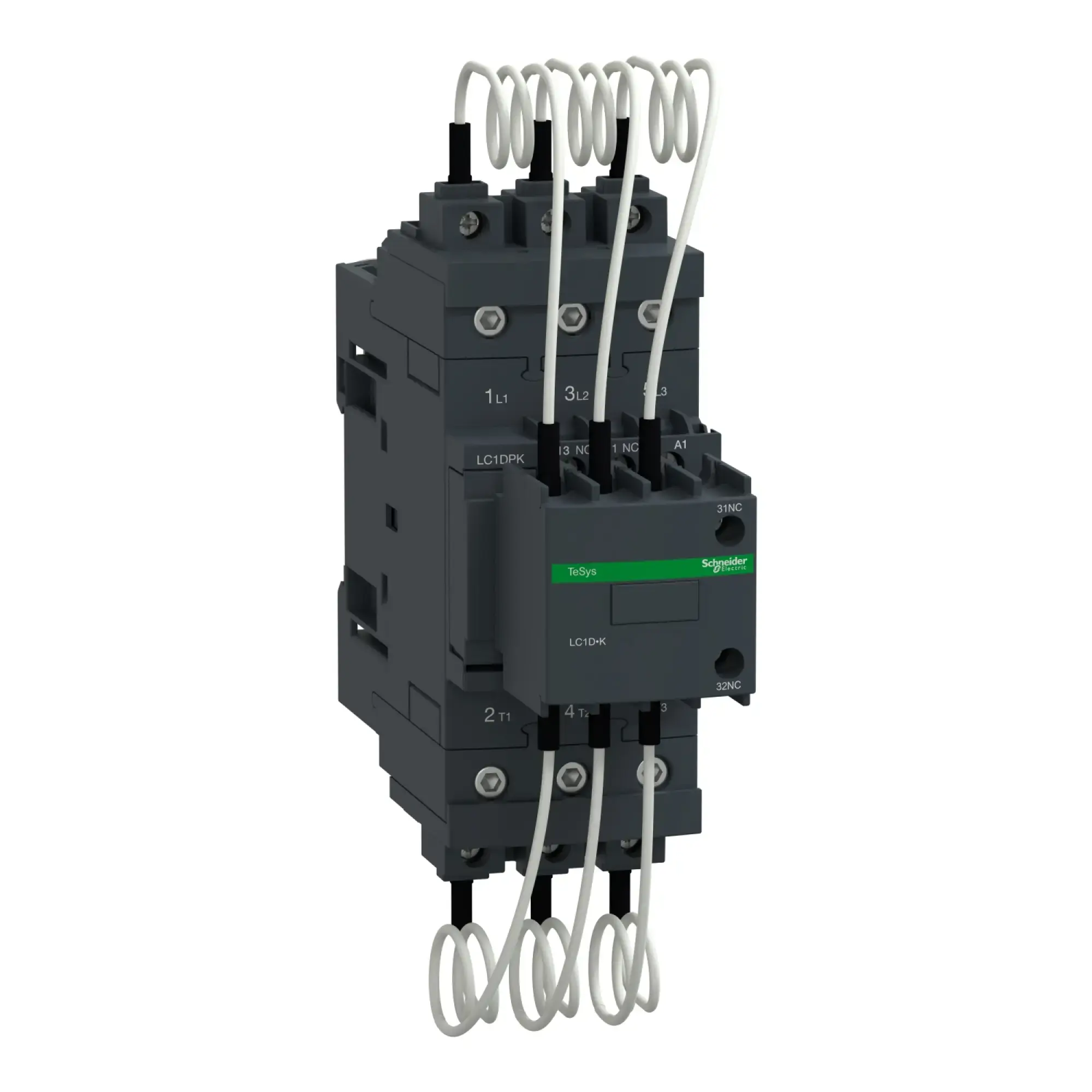 Schneider Electric LC1DPKF7 TeSys LC1D.K Capacitor Contactor - 3P - 33.3 kVAR - 415 V - 110 V AC Coil (img_002)