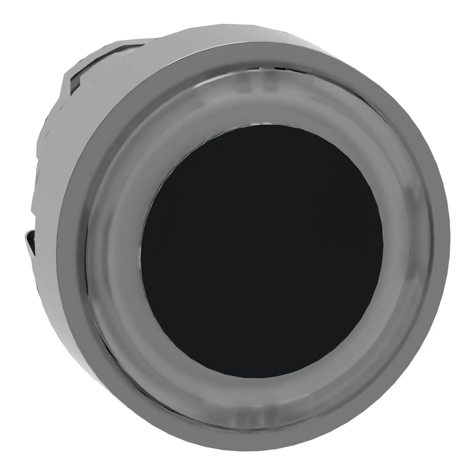 Schneider Electric ZB4BW913 Illuminated push button, front element, Harmony XB4, metal, 22mm, white, illuminated ring, for universal LED (img_009)