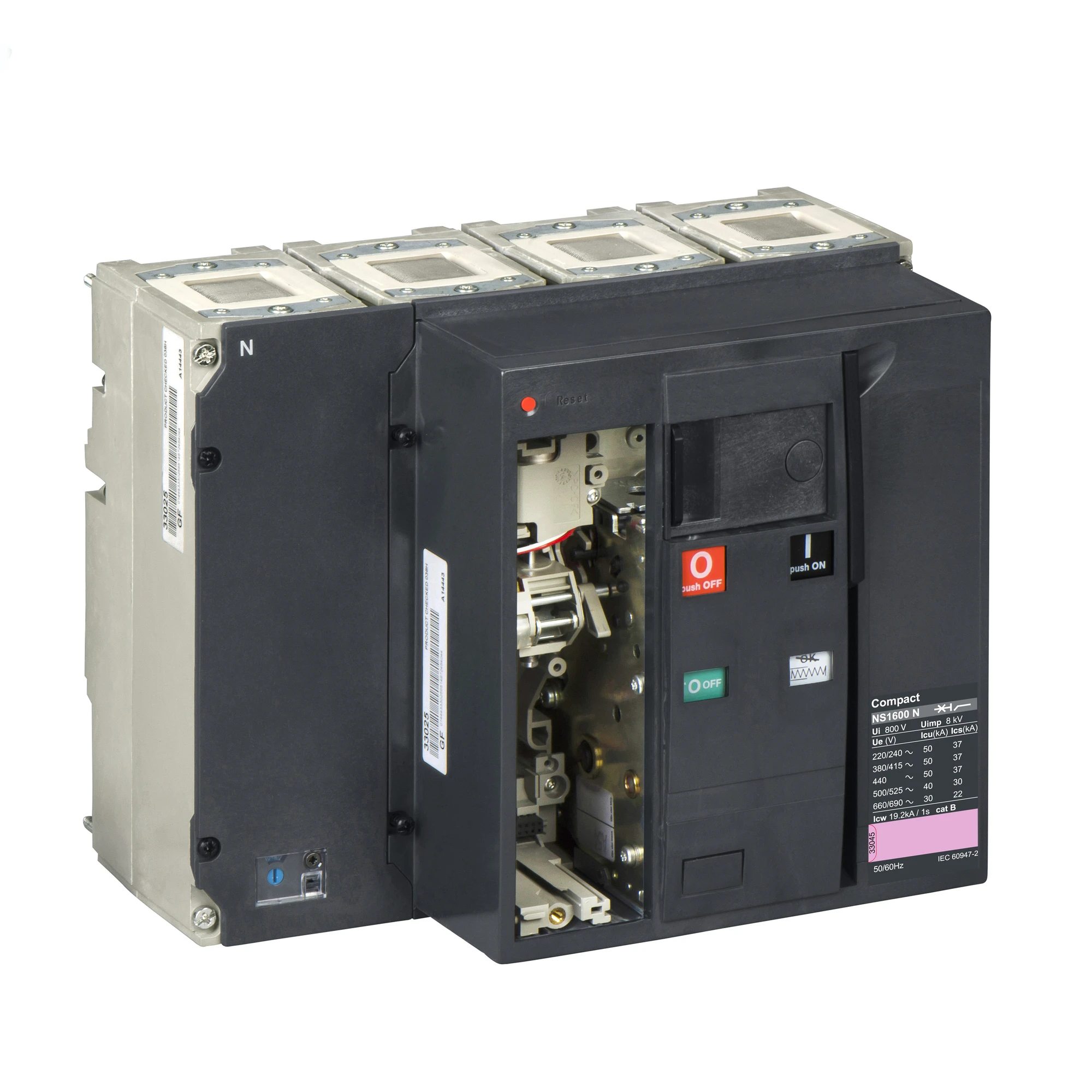 Schneider Electric 33314 Compact NS1600N, 4 P, 1600A, max. breaking capacity 50kA (img_001) Schneider Electric 33314 Compact NS1600N, 4 P, 1600A, max. breaking capacity 50kA (img_001)