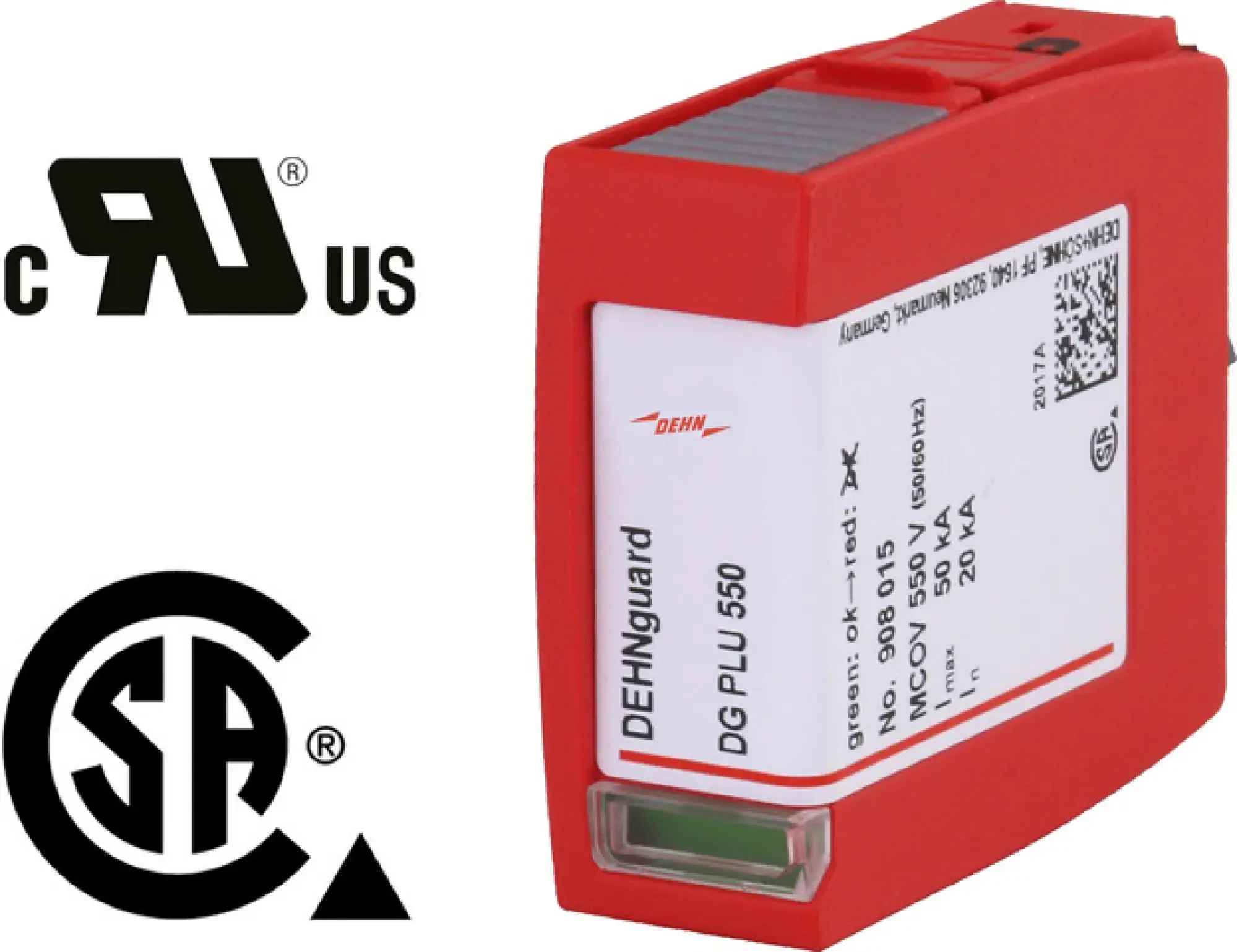 Dehn 908015 Surge arrester type 2 varistor protection module for DEHNguard M and S (img_001)