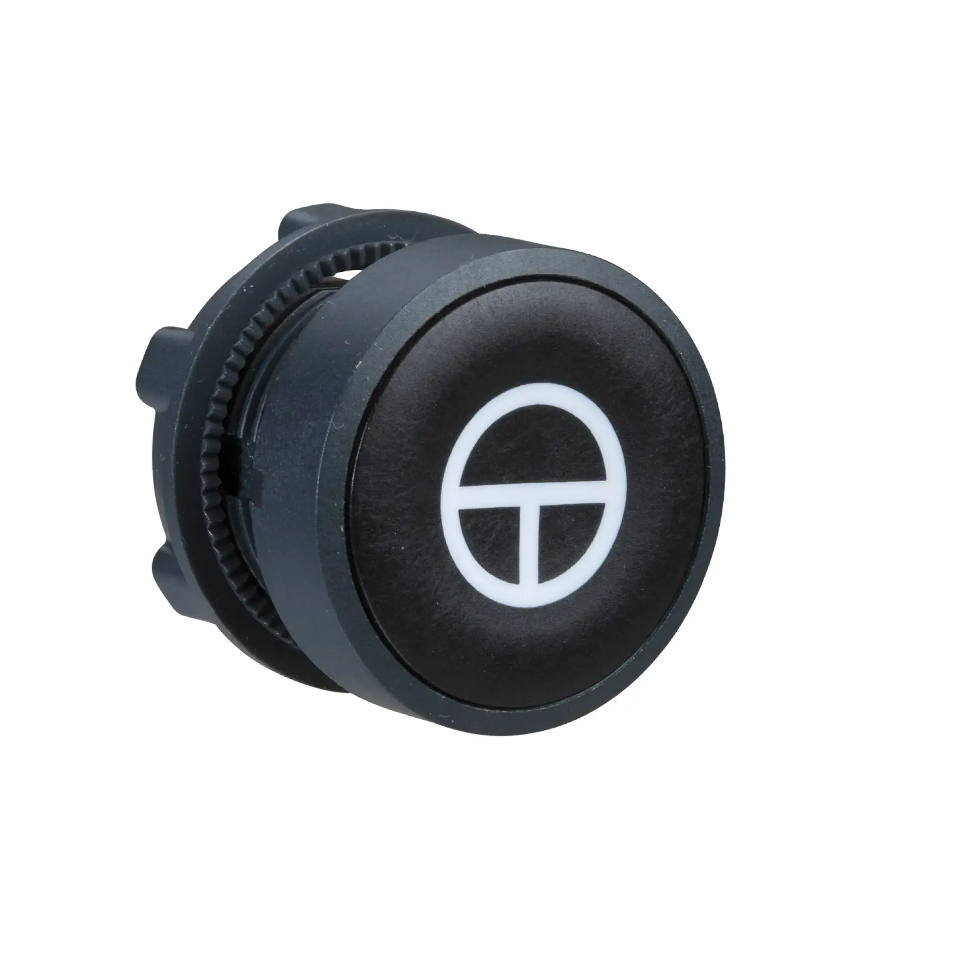 Schneider Electric ZB5AA245 Pushbutton, Front Element, Harmony XB5, Plastic, 22mm, Black, Labeled T, Momentary (img_002)