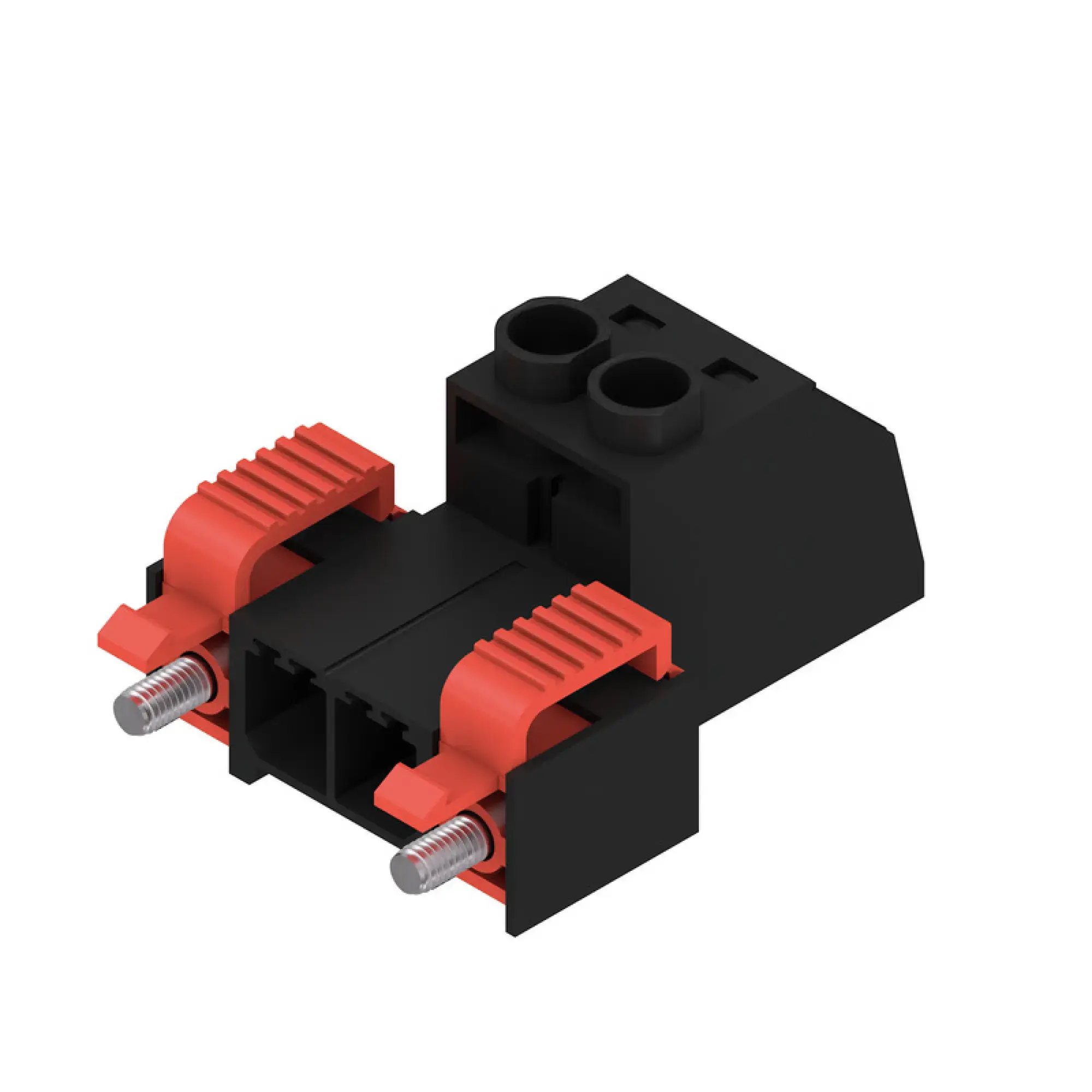 Weidmüller 1950990000 PCB connector (wire connection), 1000 V, 57 A, Pitch in mm: 7.62, 6 mm², Number of poles: 2, Clamping yoke connection, Box (img_001)