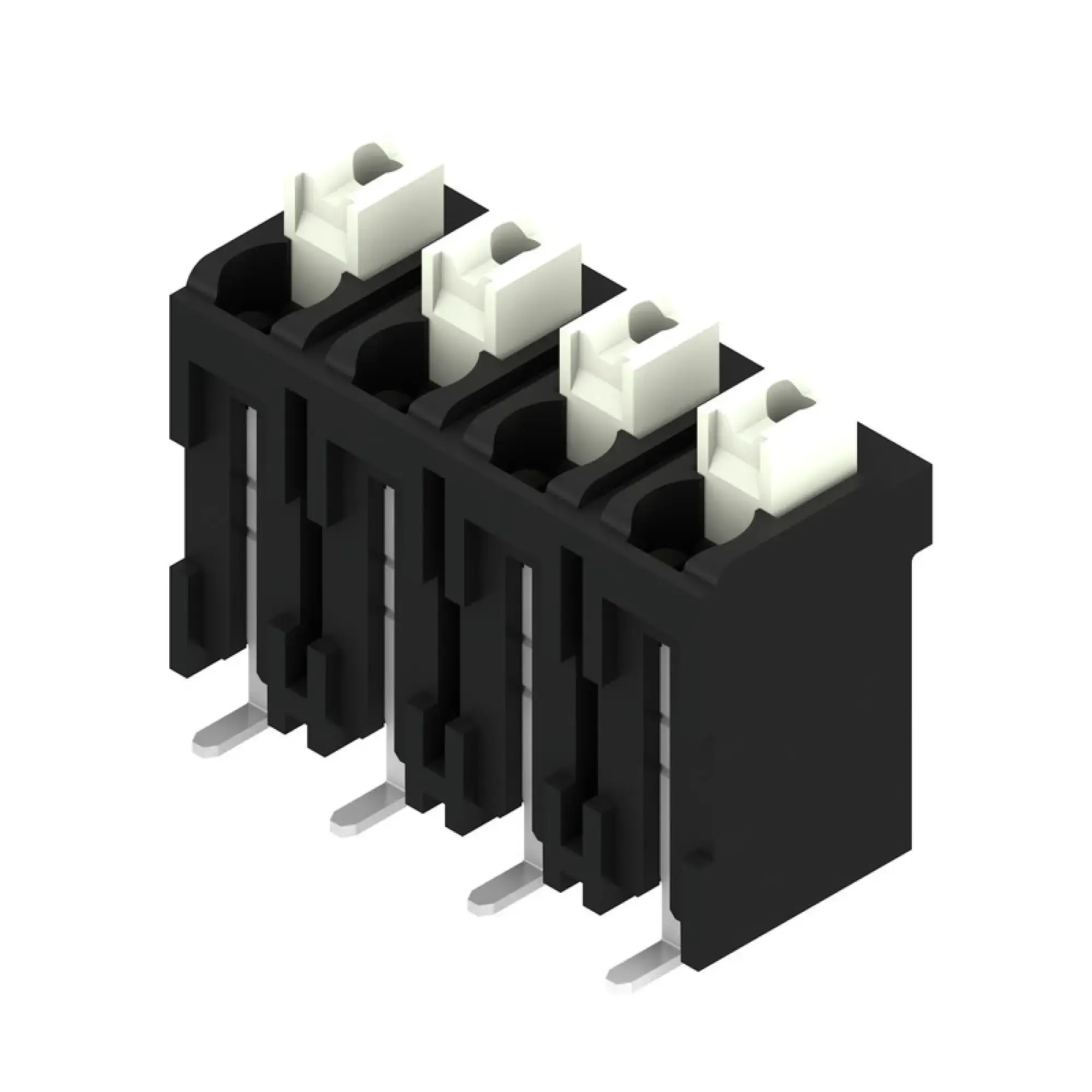 Weidmüller 1473610000 PCB terminal, 320 V, 17.5 A, Pitch in mm: 5.00, 1.5 mm², Number of poles: 4, PUSH IN with actuator, SMD solder connection, 180°, Tape (img_001) Weidmüller 1473610000 PCB terminal, 320 V, 17.5 A, Pitch in mm: 5.00, 1.5 mm², Number of poles: 4, PUSH IN with actuator, SMD solder connection, 180°, Tape (img_001)