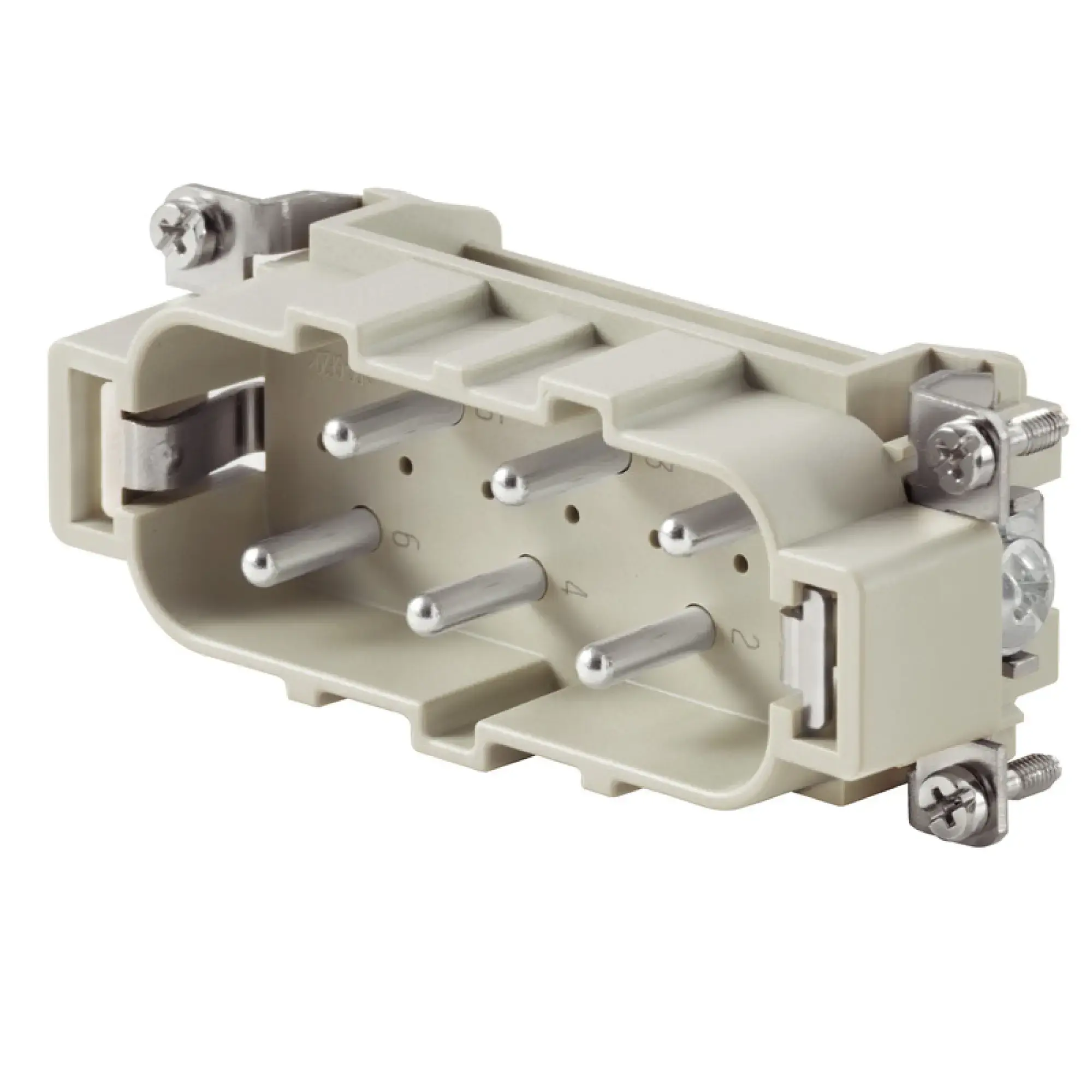 Weidmüller 1498700000 Contact insert (industry plug-in connectors), Male, 400 V, 35 A, Number of poles: 6, Screw connection, Size: 6 (img_001) Weidmüller 1498700000 Contact insert (industry plug-in connectors), Male, 400 V, 35 A, Number of poles: 6, Screw connection, Size: 6 (img_001)