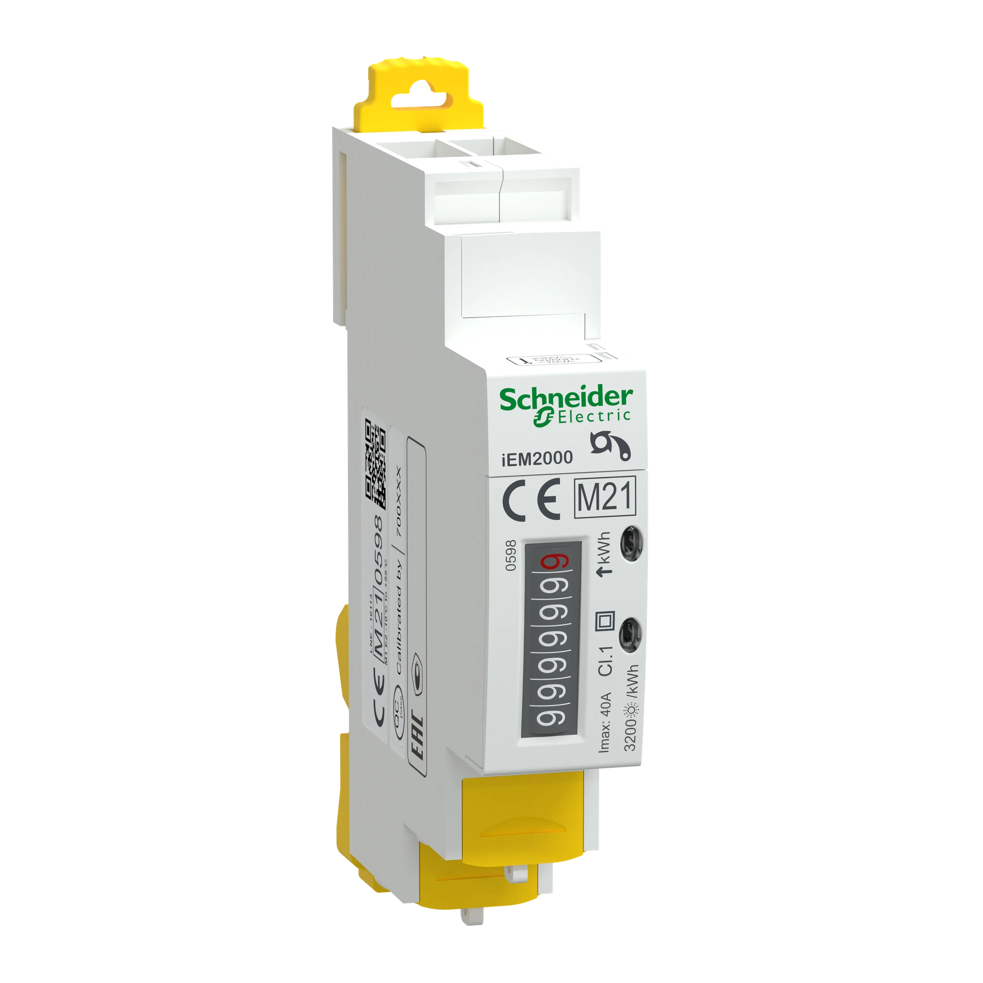 Schneider Electric A9MEM2000 Energy meter, single-phase, 40A, MID compliant (img_001) Schneider Electric A9MEM2000 Energy meter, single-phase, 40A, MID compliant (img_001)