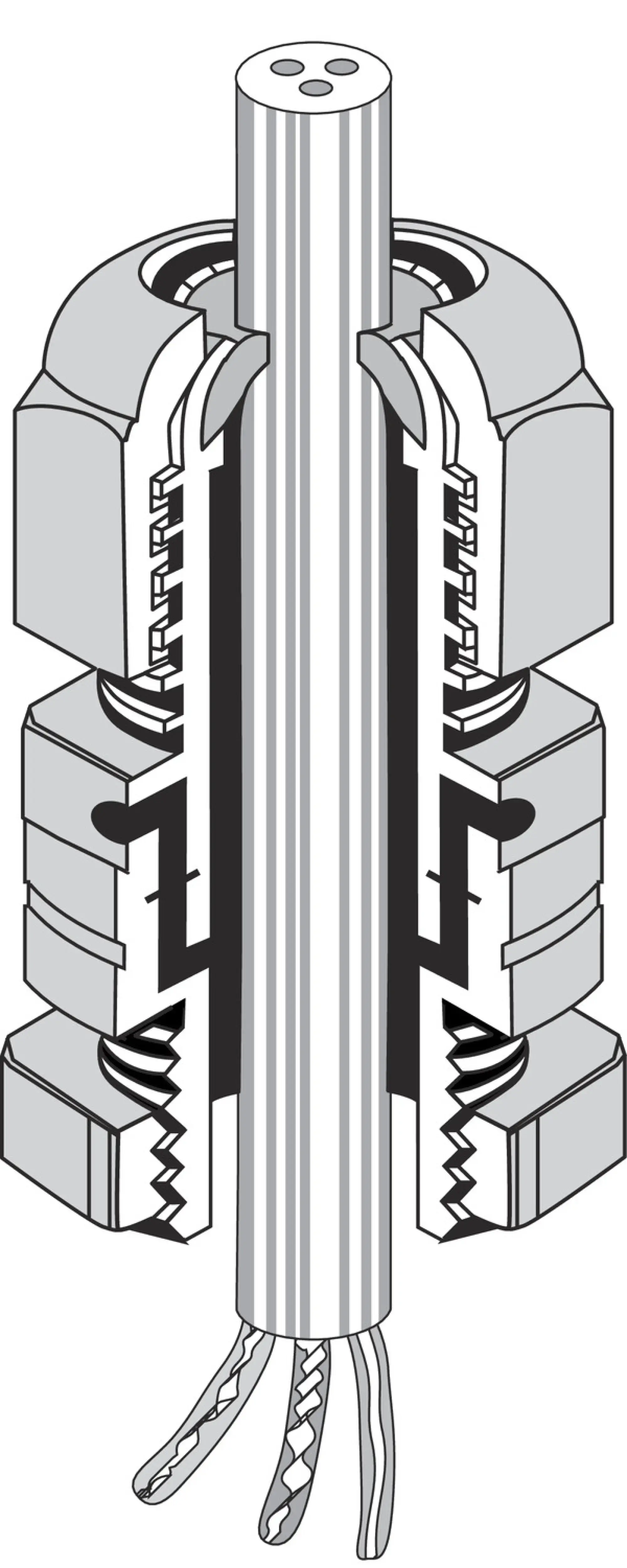 Hensel 36001006 Kombi-Belüftungsstutzen, M 20 IP 66 / 67, RAL 9005 KBS 20 (img_003)