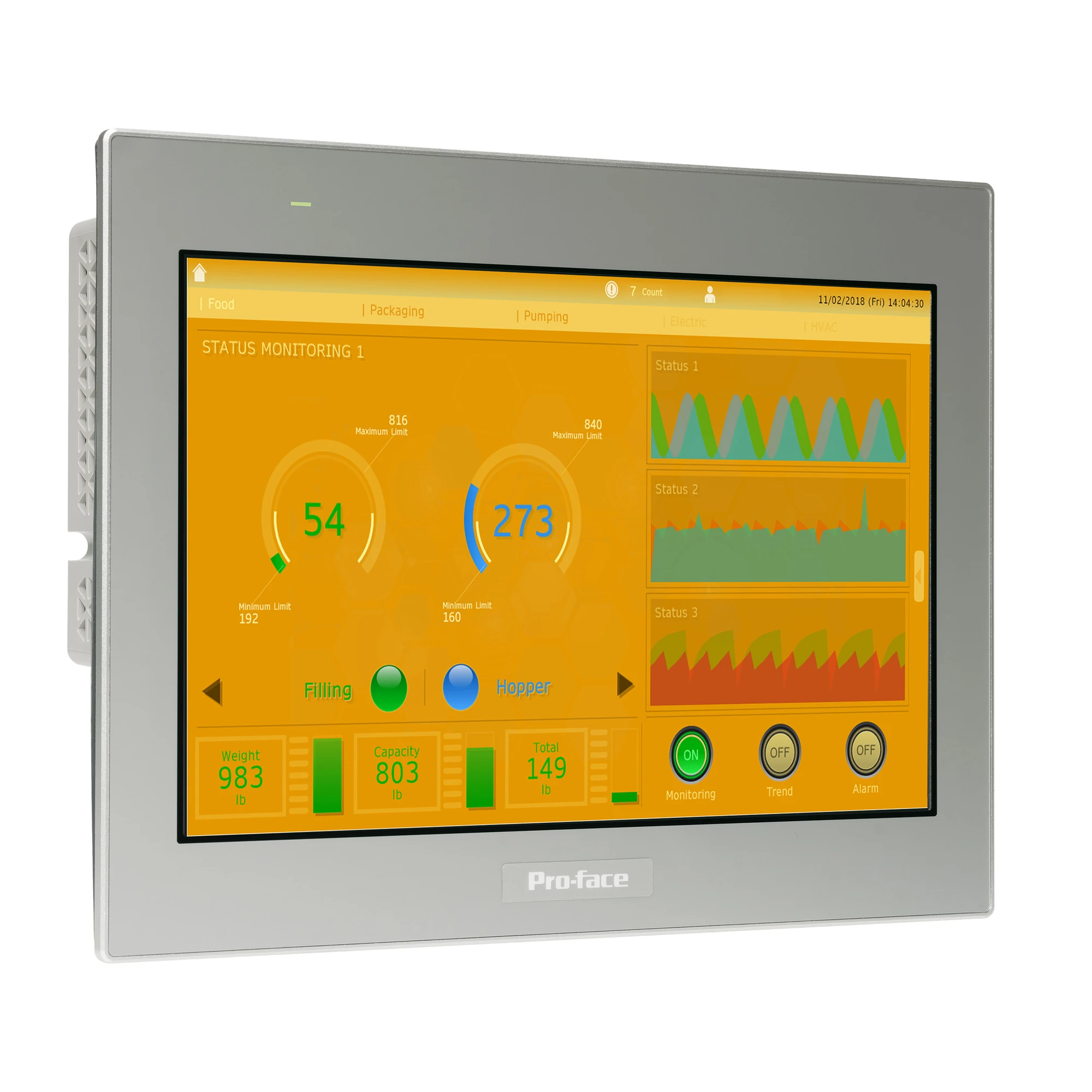 Schneider Electric PFXST6600WAD Pro-face ST6000 12" W Basic HMI Touch Panel resistive, 2 x Ethernet (dual IP), 2 x serial COM, USB (img_001) Schneider Electric PFXST6600WAD Pro-face ST6000 12" W Basic HMI Touch Panel resistive, 2 x Ethernet (dual IP), 2 x serial COM, USB (img_001)