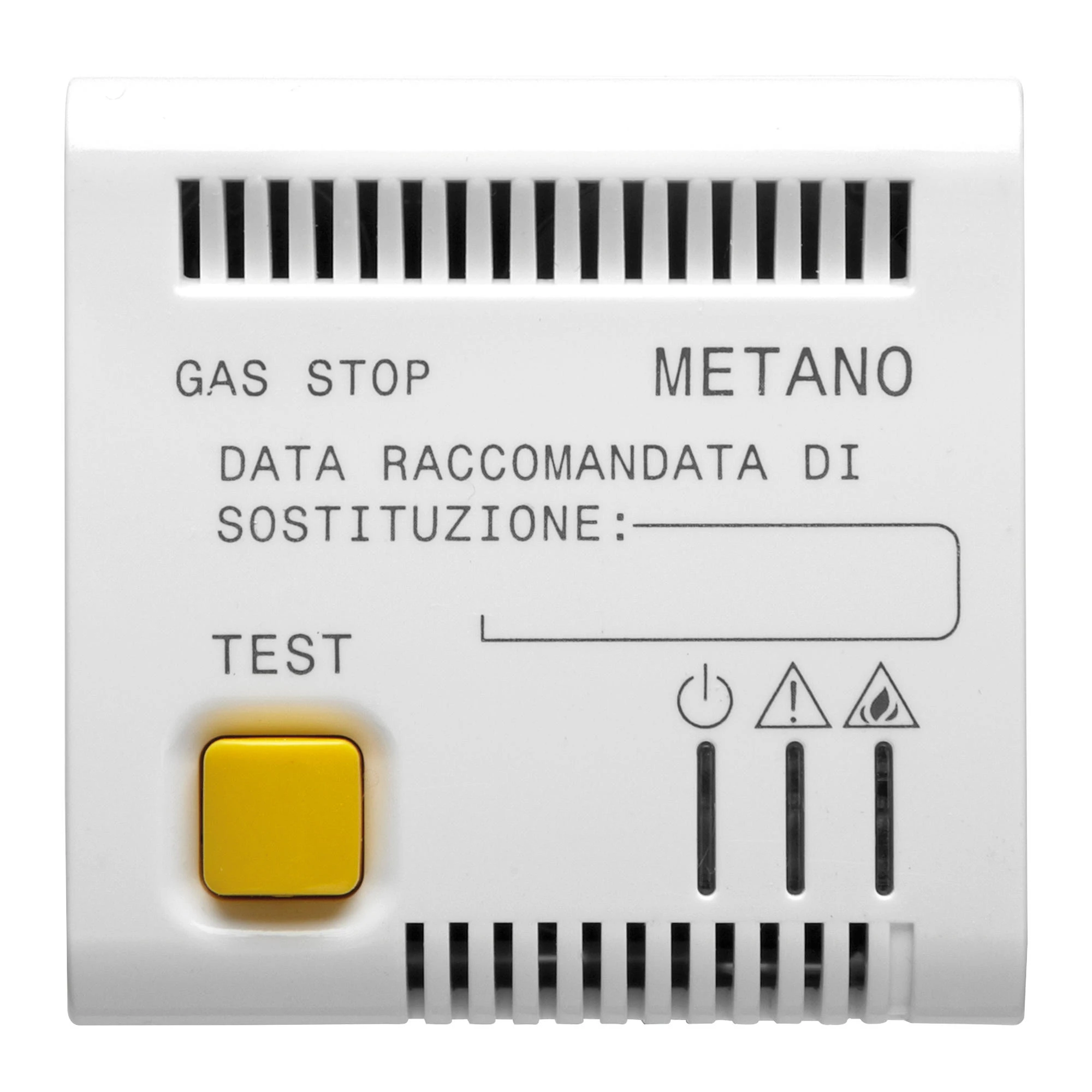 GEWISS GW10712 METHANE GAS DETECTOR - 12V ac/dc - 2 MODULES - GLOSSY WHITE – CHORUSMART (img_001)