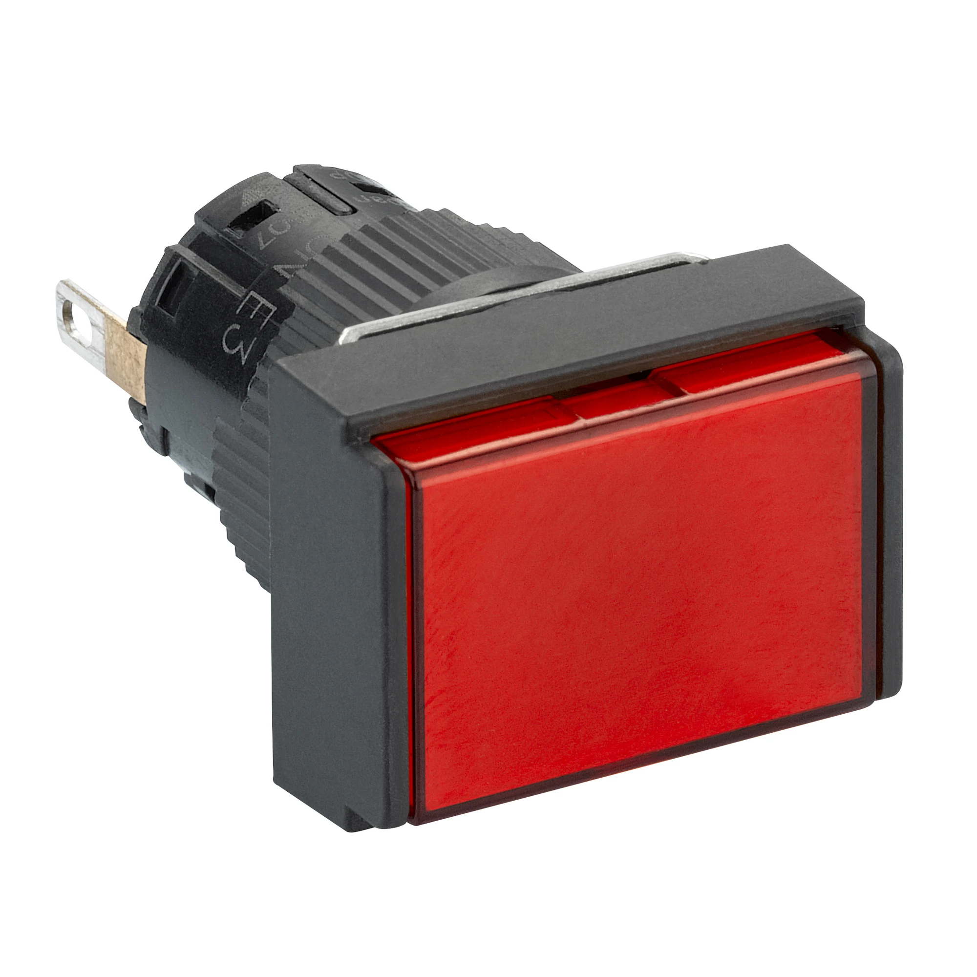 Schneider Electric XB6EDV4BP Indicator light, rectangular Ø 16, IP 65, red, integral LED, 24 V, plug (img_001) Schneider Electric XB6EDV4BP Indicator light, rectangular Ø 16, IP 65, red, integral LED, 24 V, plug (img_001)