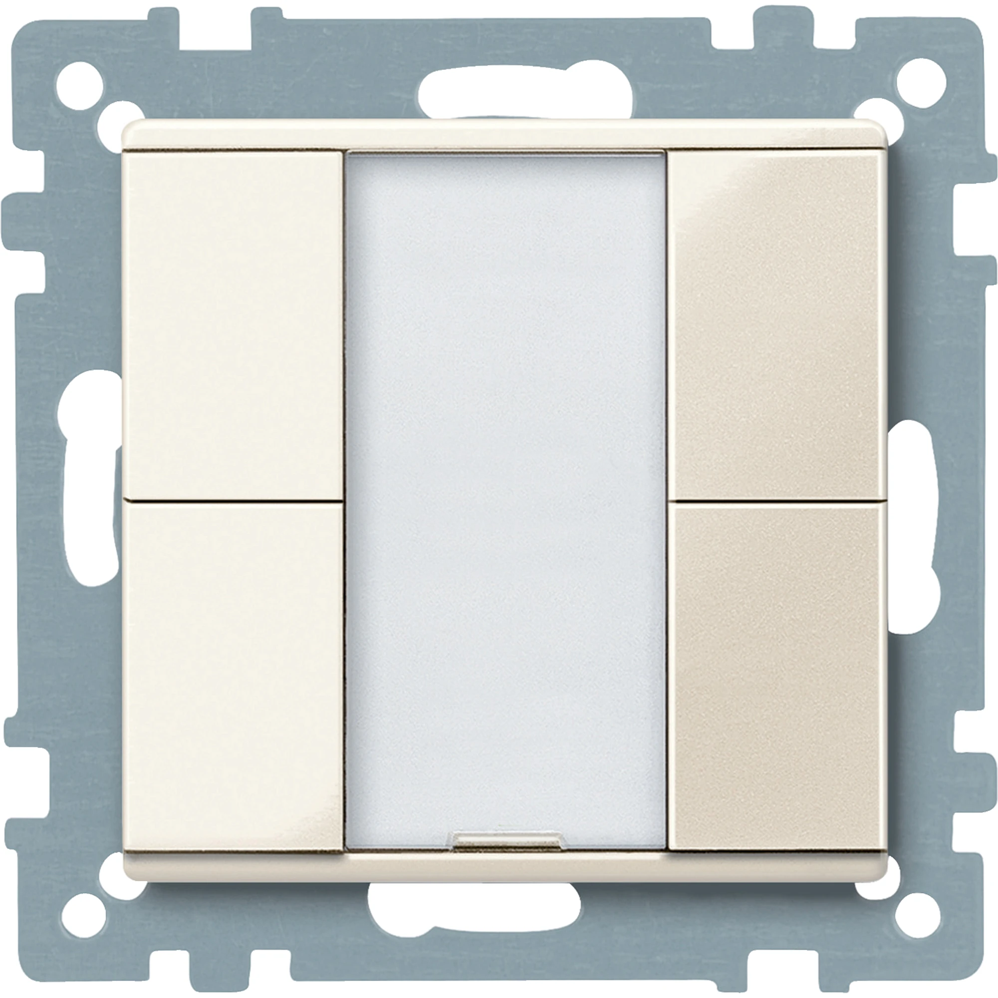 Schneider Electric MTN617244 Double switch plus, glossy white, System M (img_001) Schneider Electric MTN617244 Double switch plus, glossy white, System M (img_001)