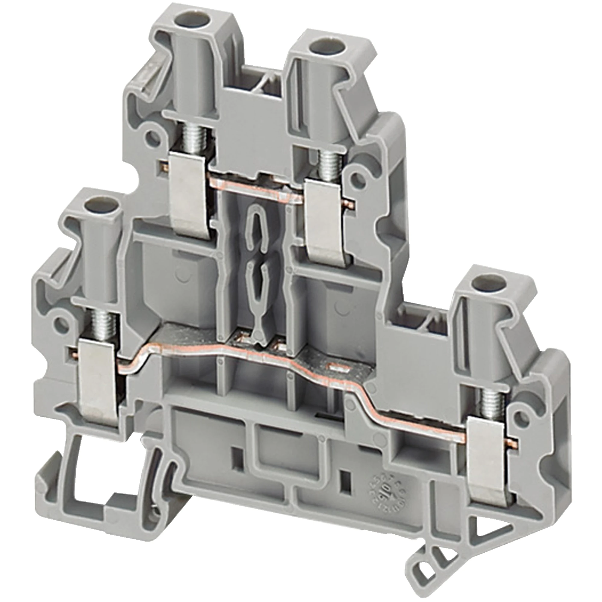 Schneider Electric NSYTRV24D Linergy terminal block for through-wiring, 2.5mm2, 24A, 2 levels, 1x1, screw, grey (img_001) Schneider Electric NSYTRV24D Linergy terminal block for through-wiring, 2.5mm2, 24A, 2 levels, 1x1, screw, grey (img_001)