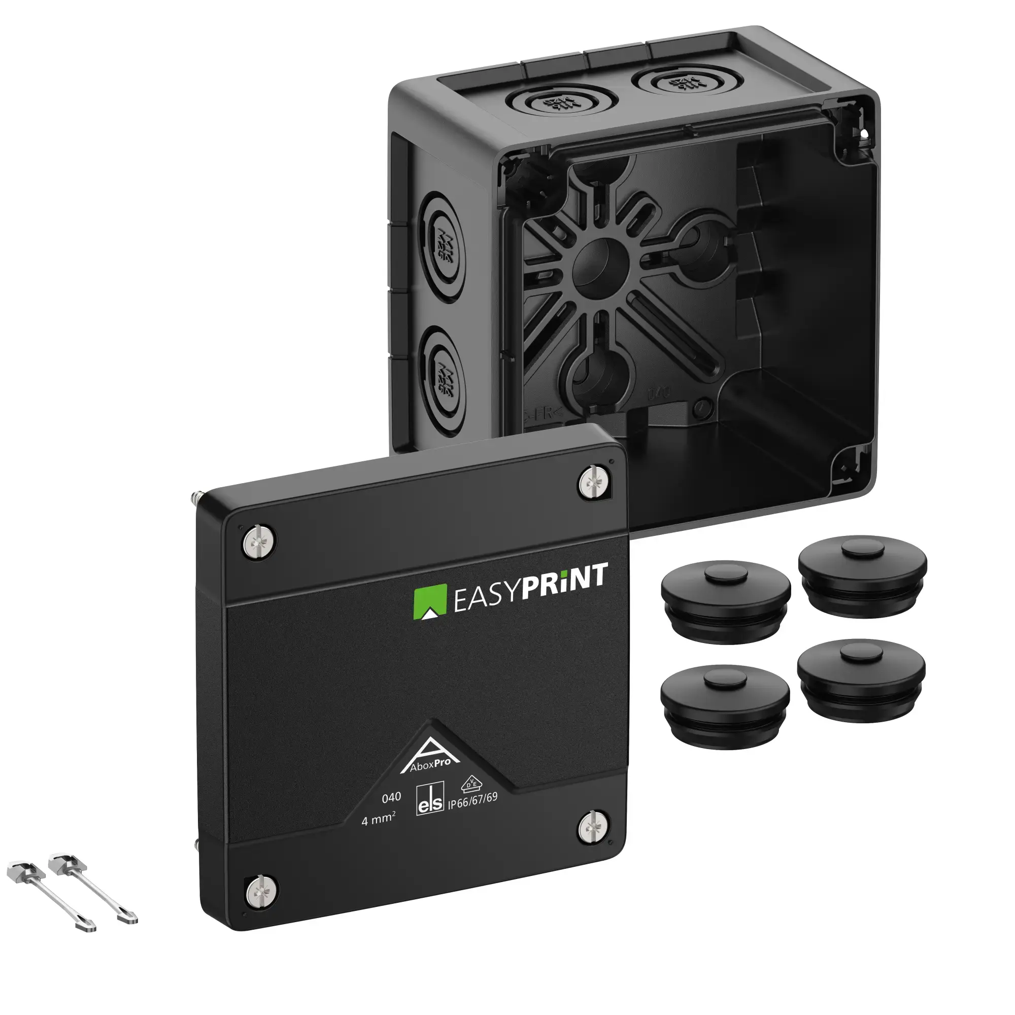 Spelsberg 404000EP Junction box, Type of protection IP66/IP67/IP69, max. 4², IK09, Protection class II, Ui 1000V AC, Ui 1000V DC, DLG, DNV, VDE, Halogen free (img_001) Spelsberg 404000EP Junction box, Type of protection IP66/IP67/IP69, max. 4², IK09, Protection class II, Ui 1000V AC, Ui 1000V DC, DLG, DNV, VDE, Halogen free (img_001)