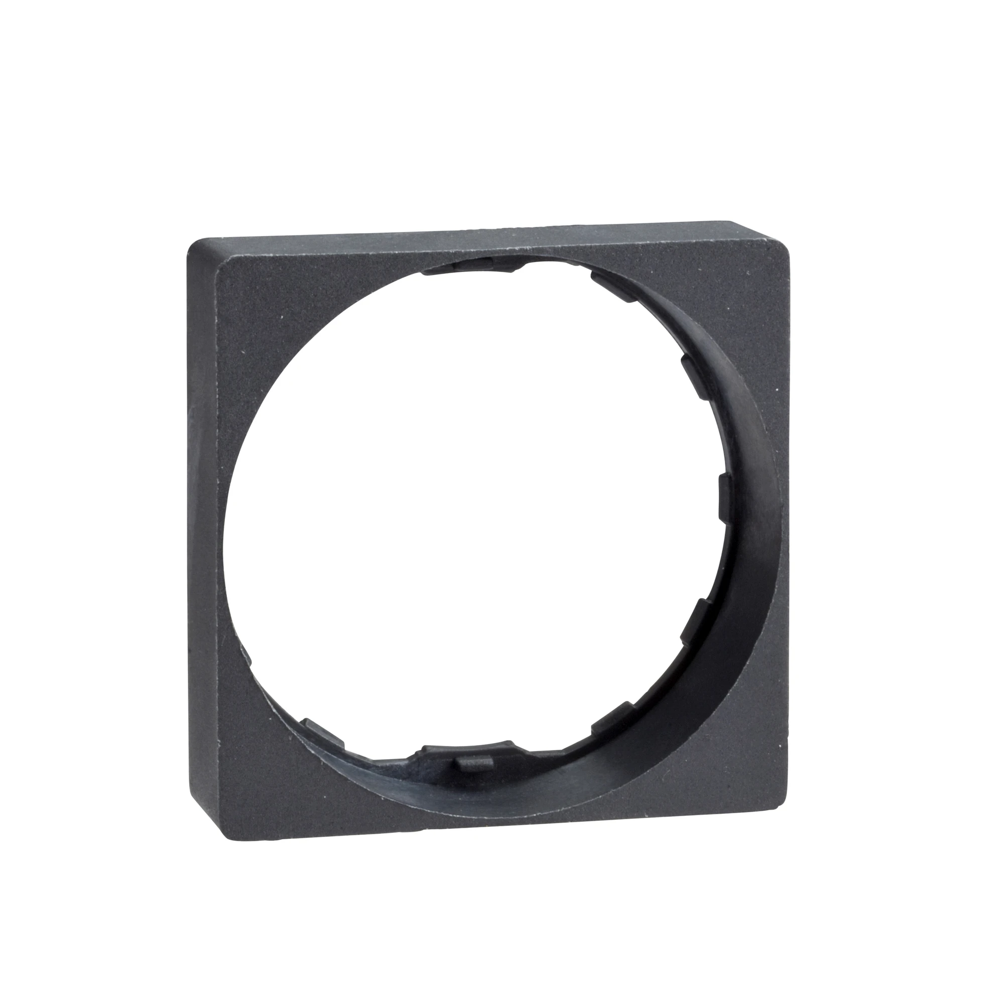 Schneider Electric ZB5AZ31 Square Frame, Harmony XB5, Plastic, for Front Elements ZB5A, Black (img_001)