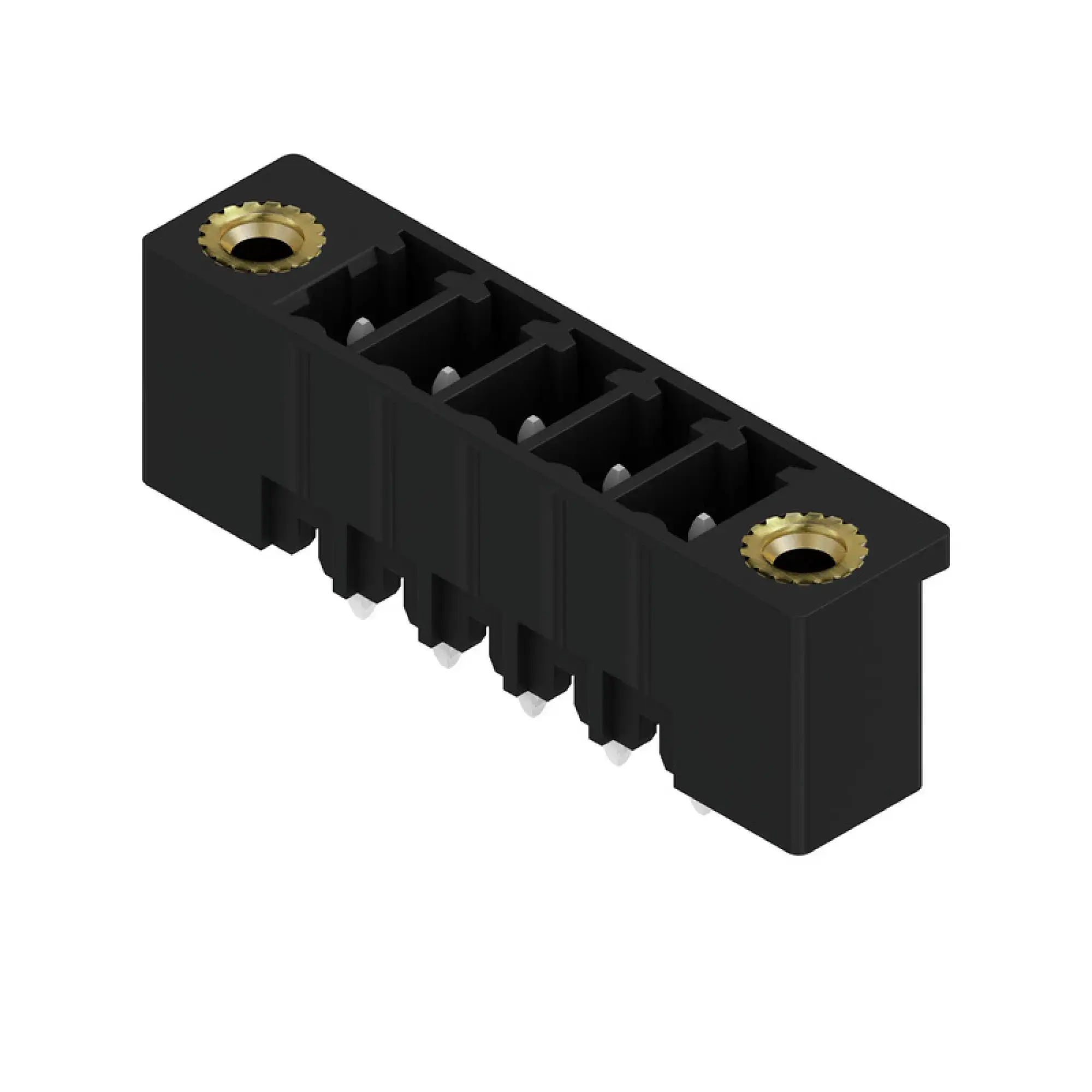 Weidmüller 1793730000 PCB connector (board connection), 160 V, 17.5 A, Pitch in mm: 3.81, Number of poles: 5, THT solder connection, Box (img_001)