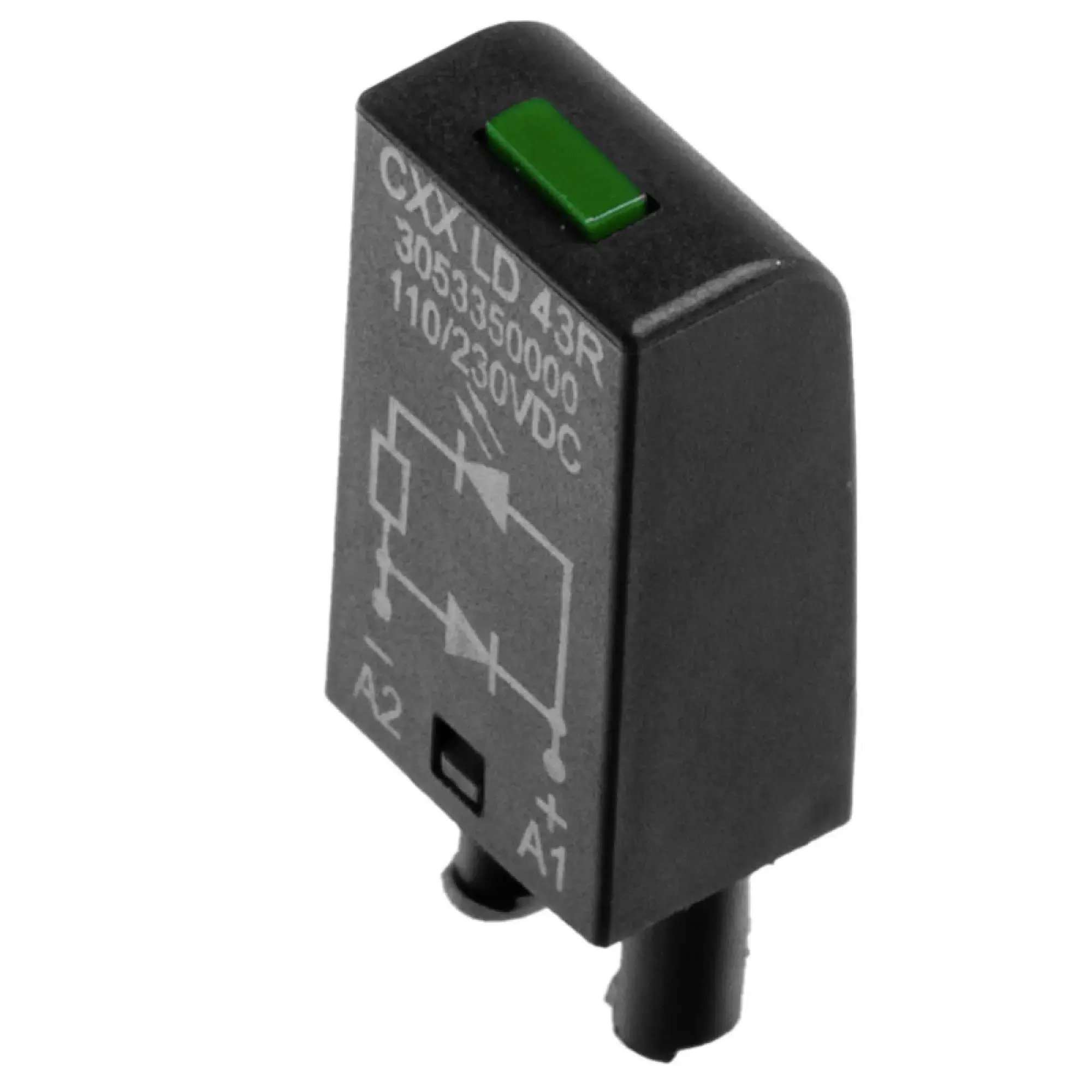 Weidmüller 3053420000 Protective suppressor circuit (relay), CUBESERIES, 6…24 V UC, Status indicator: Green LED (img_001) Weidmüller 3053420000 Protective suppressor circuit (relay), CUBESERIES, 6…24 V UC, Status indicator: Green LED (img_001)