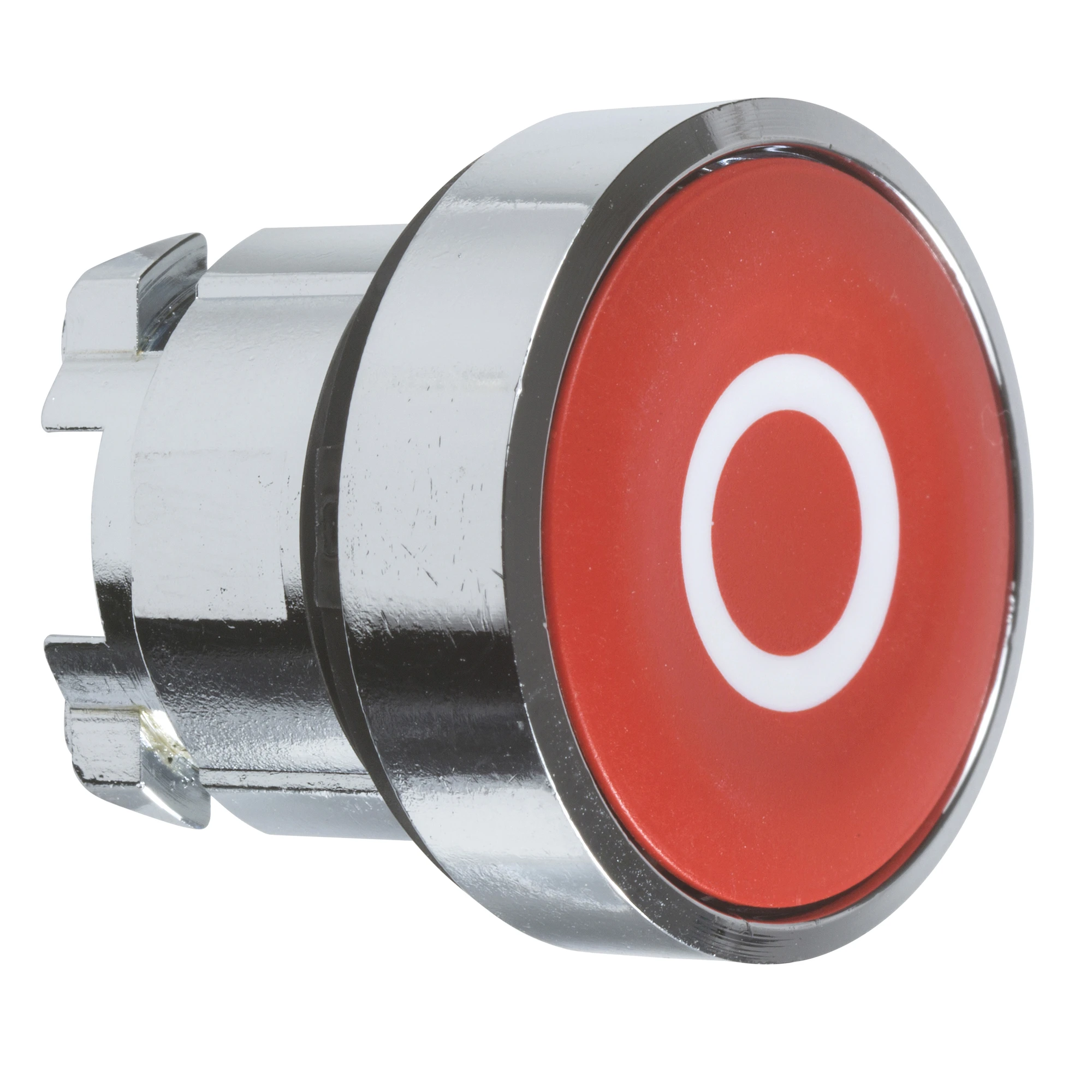 Schneider Electric ZB4BA432 Push Button, Front Element, Harmony XB4, Metal, 22mm, Red, Marked O, Momentary (img_001) Schneider Electric ZB4BA432 Push Button, Front Element, Harmony XB4, Metal, 22mm, Red, Marked O, Momentary (img_001)