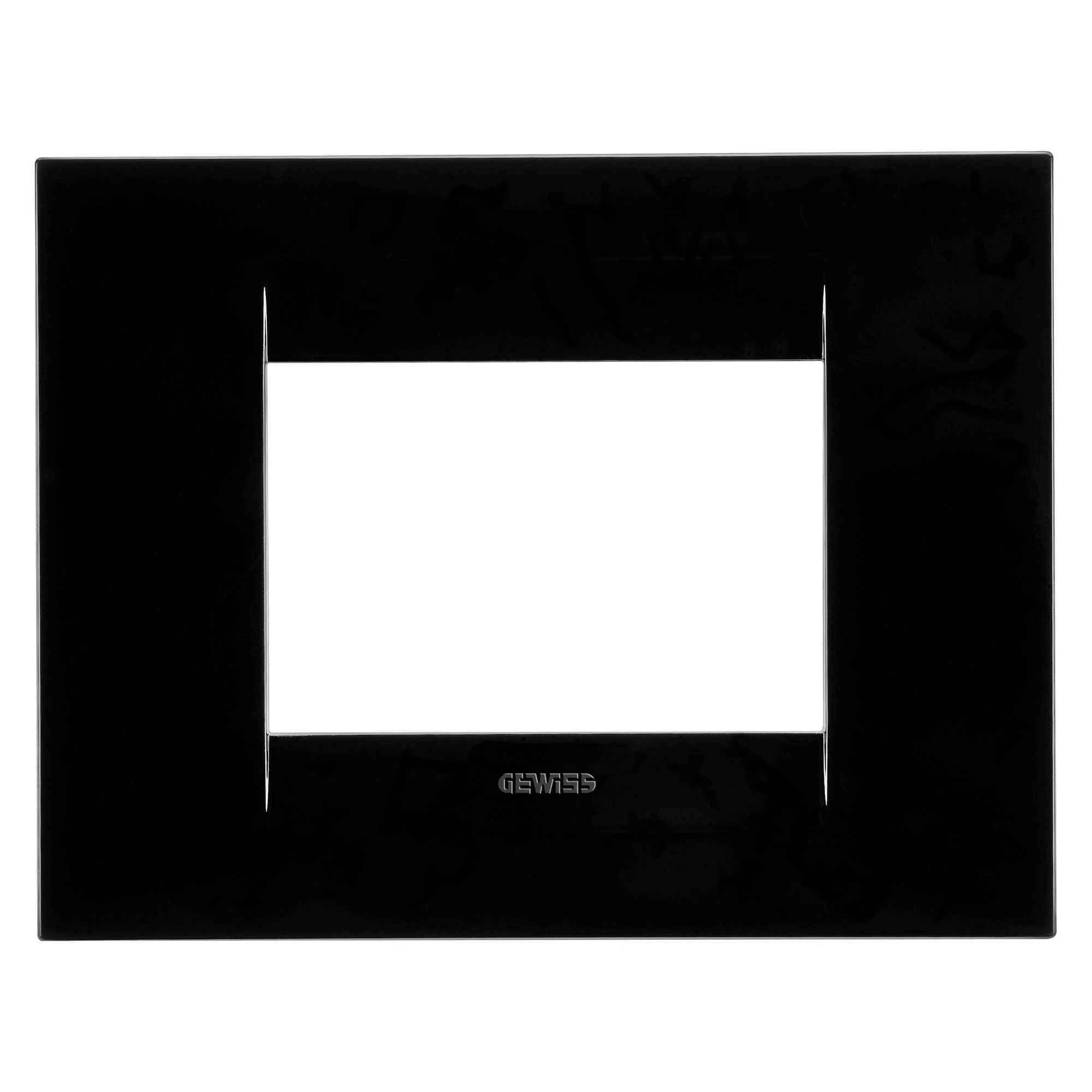 GEWISS GW16403TN GEO PLATE - IN TECHNOPOLYMER - 3 MODULES - TONER BLACK - CHORUSMART (img_001) GEWISS GW16403TN GEO PLATE - IN TECHNOPOLYMER - 3 MODULES - TONER BLACK - CHORUSMART (img_001)