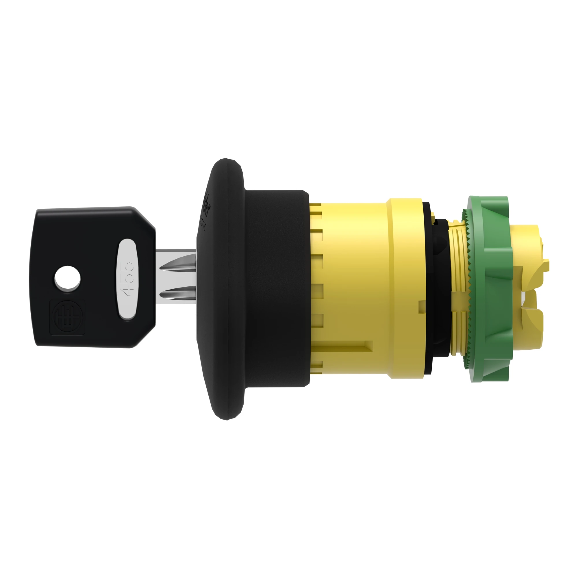 Schneider Electric ZB5AS12 Mushroom Push Button, Front Element, Harmony XB5, Plastic, 22mm, Black, Mushroom 40mm, Key Release (img_005) Schneider Electric ZB5AS12 Mushroom Push Button, Front Element, Harmony XB5, Plastic, 22mm, Black, Mushroom 40mm, Key Release (img_005)