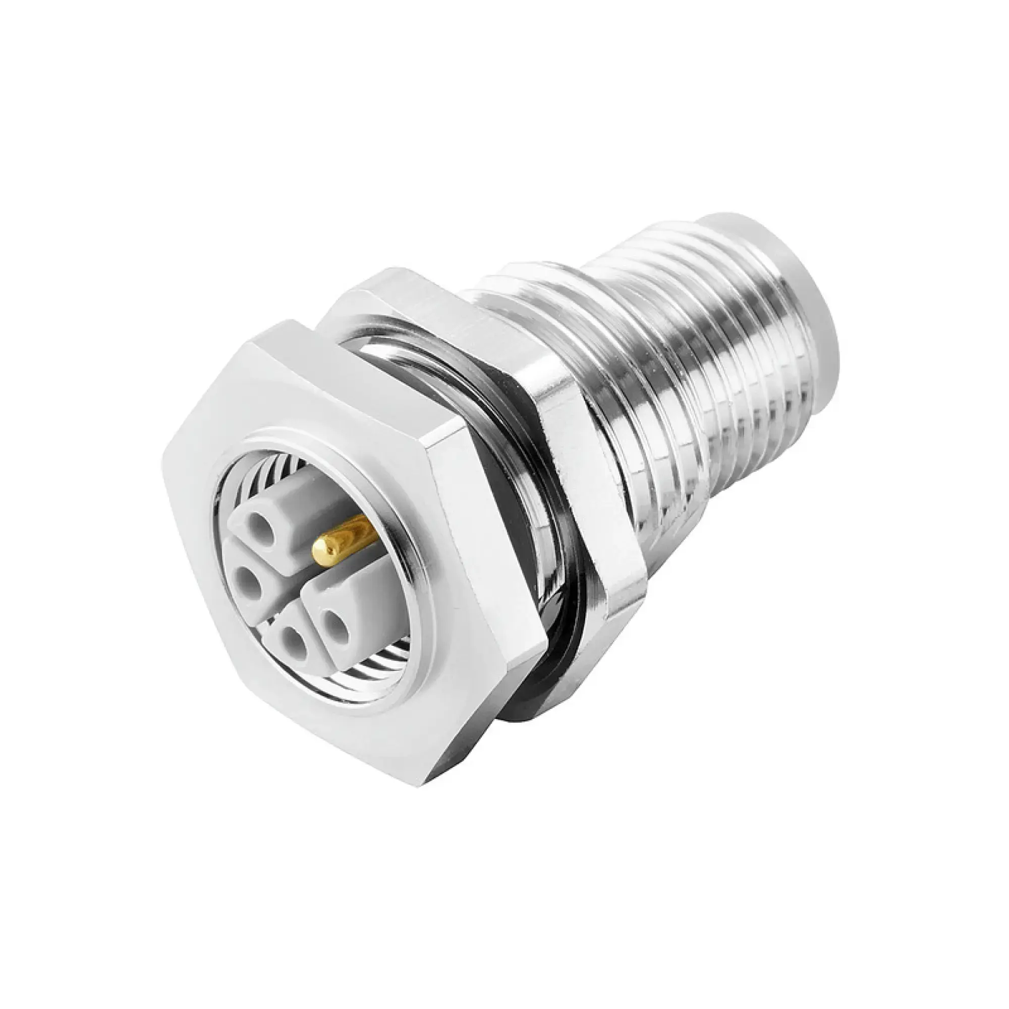 Weidmüller 2830800000 Sensor-actuator adaptor, Number of poles: 5, Coding: L-coded, M12 socket, M12 plug, 63 V (img_001) Weidmüller 2830800000 Sensor-actuator adaptor, Number of poles: 5, Coding: L-coded, M12 socket, M12 plug, 63 V (img_001)