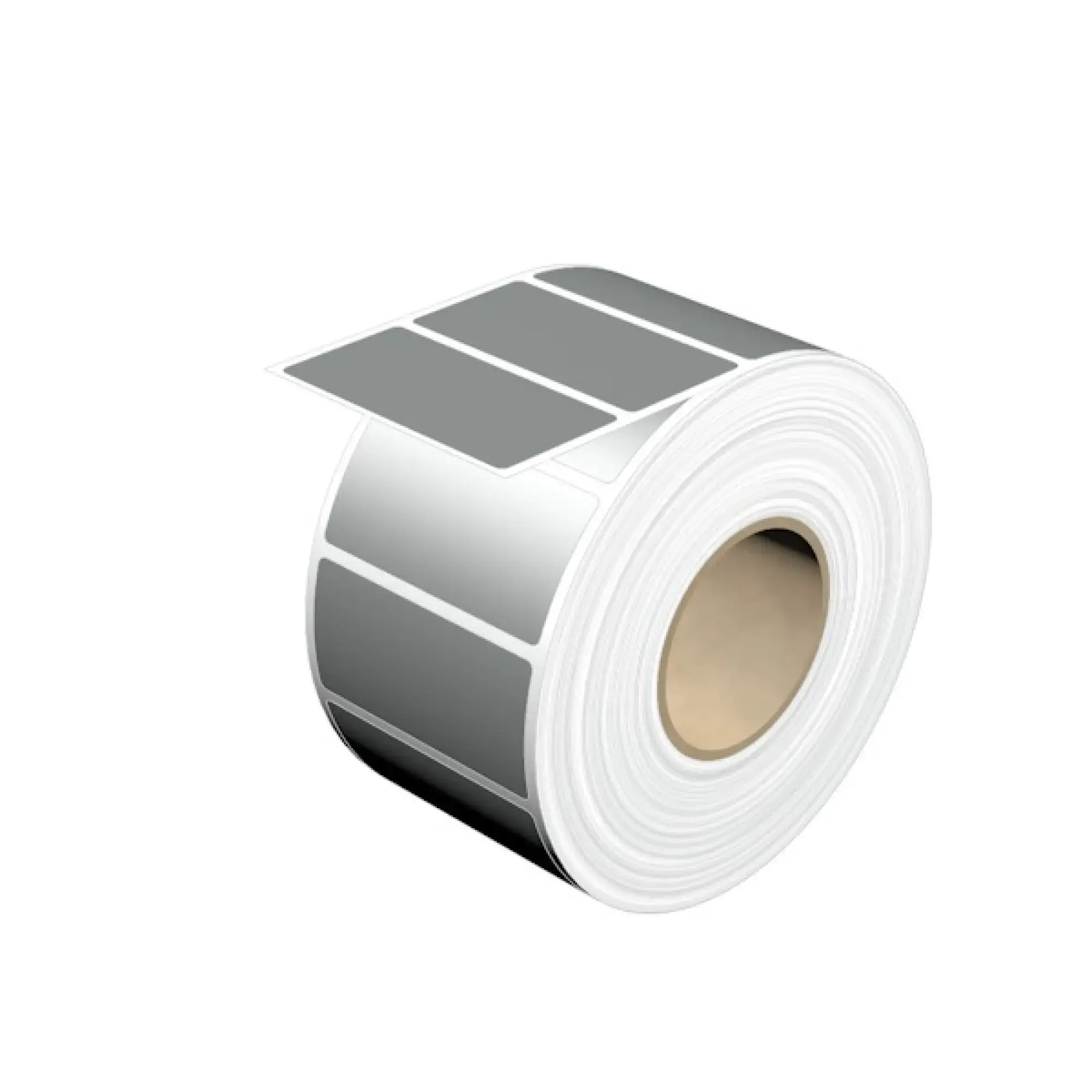 Weidmüller 1378120000 Device marking, Width: 25.4 mm, Polyester, silver, Operating temperature range: -40...150 °C (img_001)