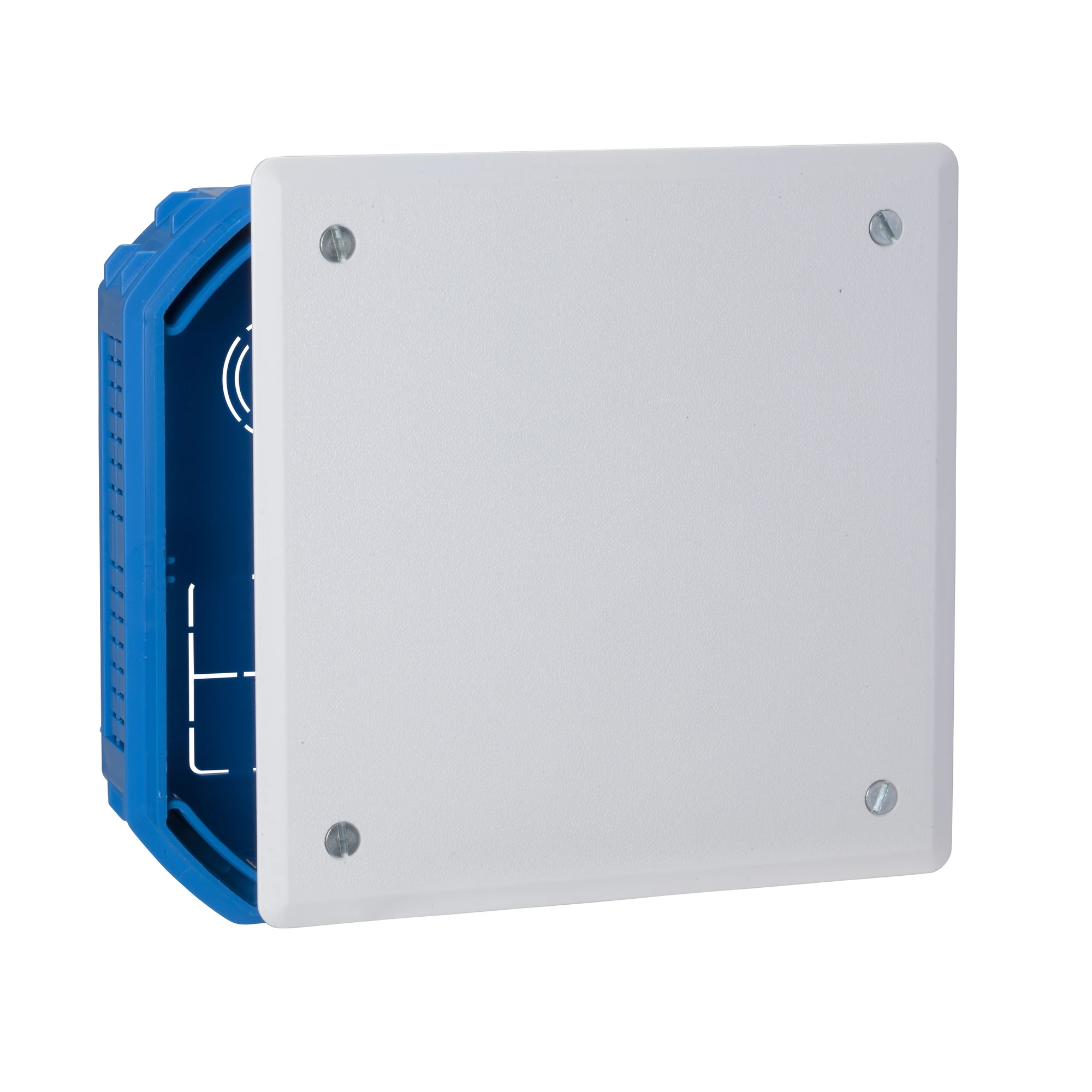 Schneider Electric ENN04513 Multifix Module, junction box, single, blue, 135x135x47mm (img_001)
