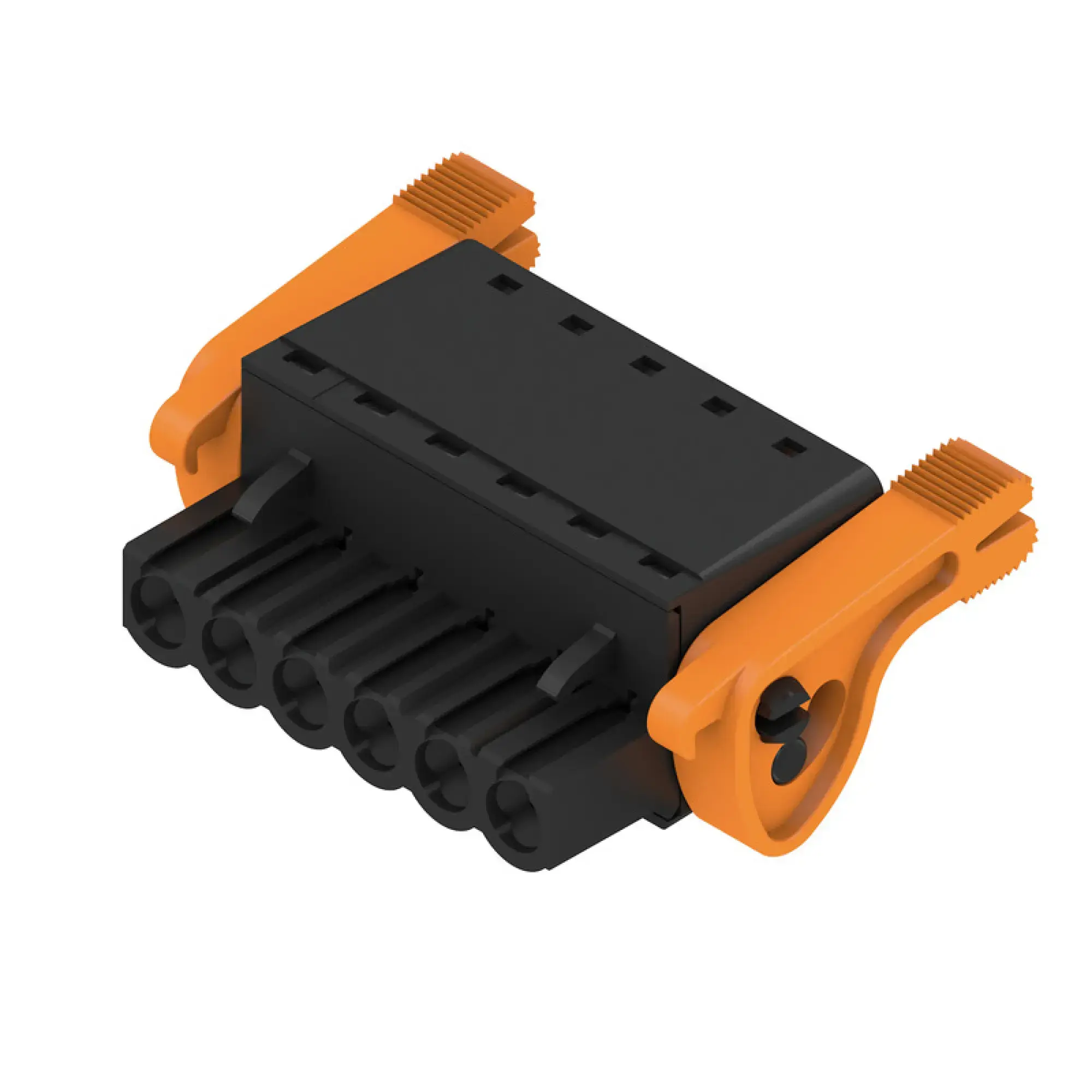 Weidmüller 1016190000 PCB connector (wire connection), 320 V, 23 A, Pitch in mm: 5.00, 3.31 mm², Number of poles: 6, PUSH IN with actuator, Box (img_001)