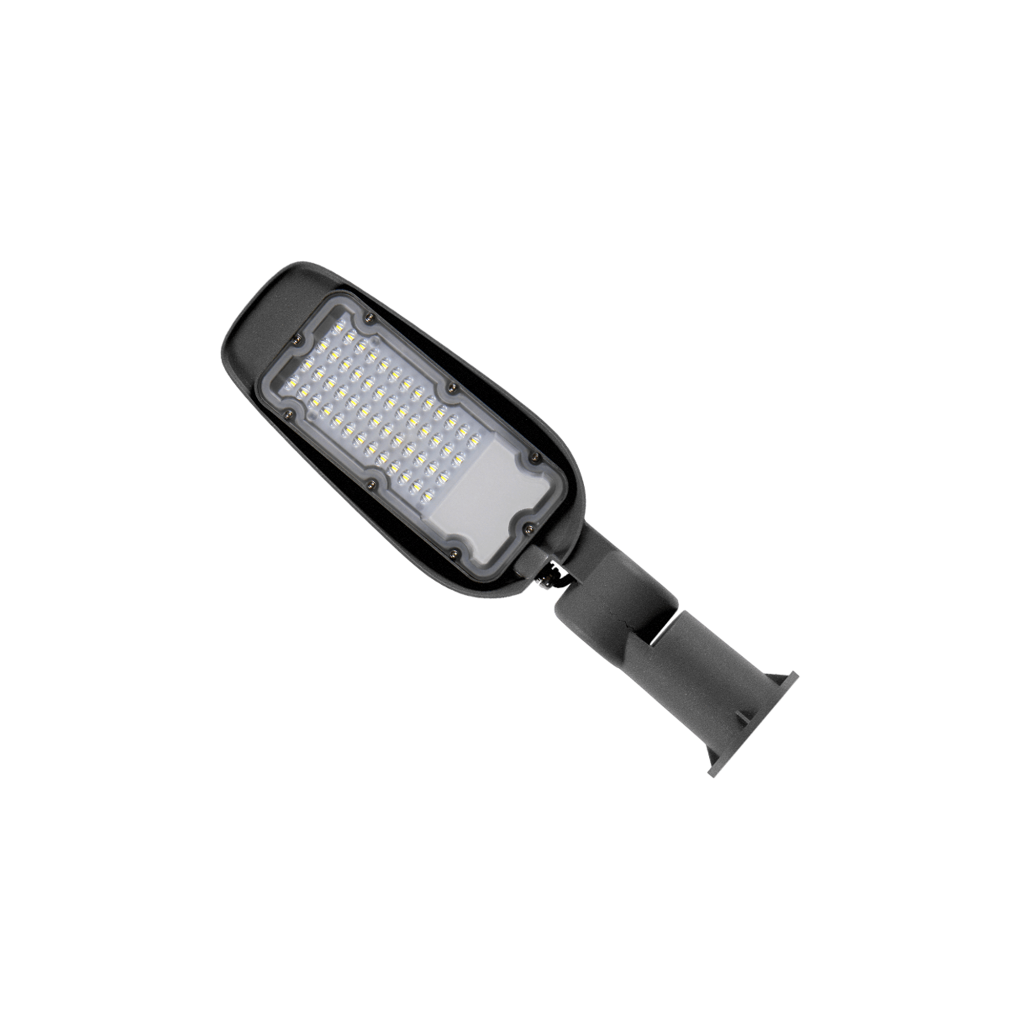 WSU Lights LED Strassenleuchte Lono 54mm - 30W - 4000K - 100lm/W - 439x129x88mm - IP65 - CRI >70Ra WSU Lights LED Strassenleuchte Lono 54mm - 30W - 4000K - 100lm/W - 439x129x88mm - IP65 - CRI >70Ra