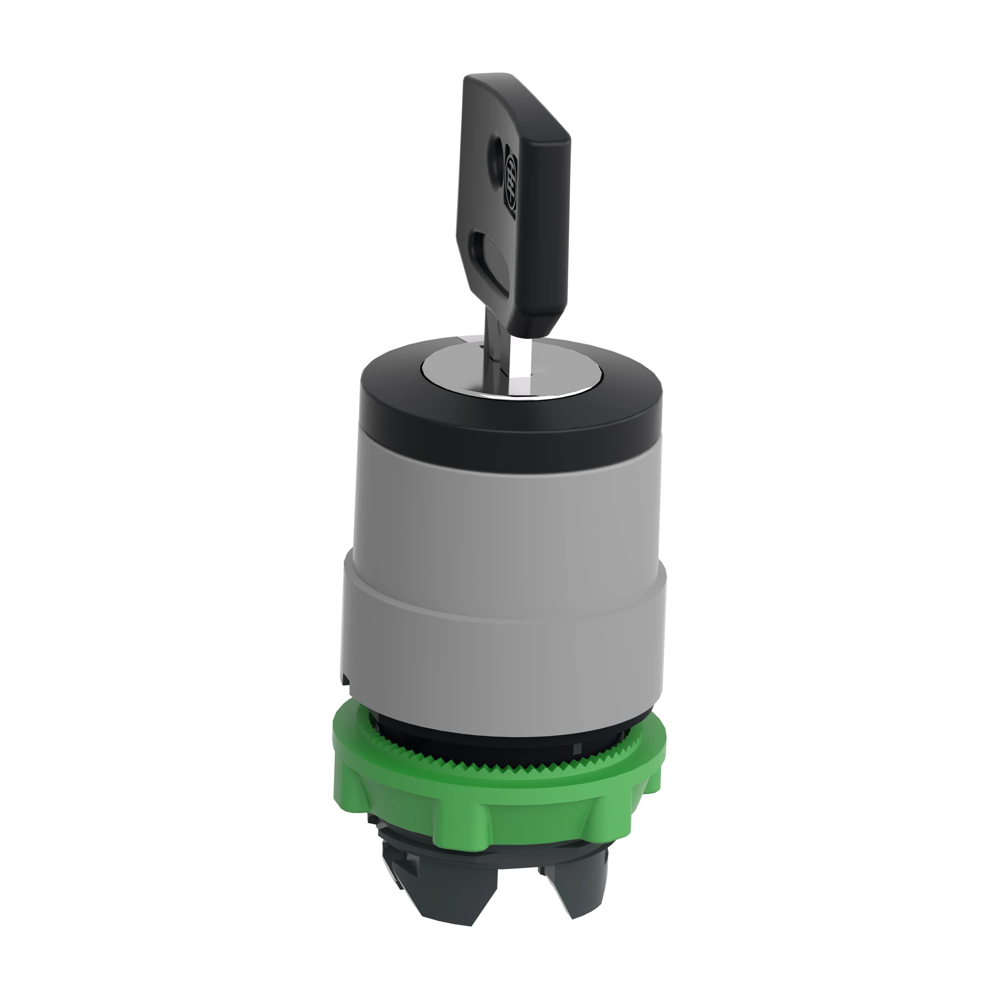 Schneider Electric ZB5AG0C0 Key switch, Front element, Harmony XB5, Plastic, 22mm, light grey, black, 3 positions, latching (img_006) Schneider Electric ZB5AG0C0 Key switch, Front element, Harmony XB5, Plastic, 22mm, light grey, black, 3 positions, latching (img_006)