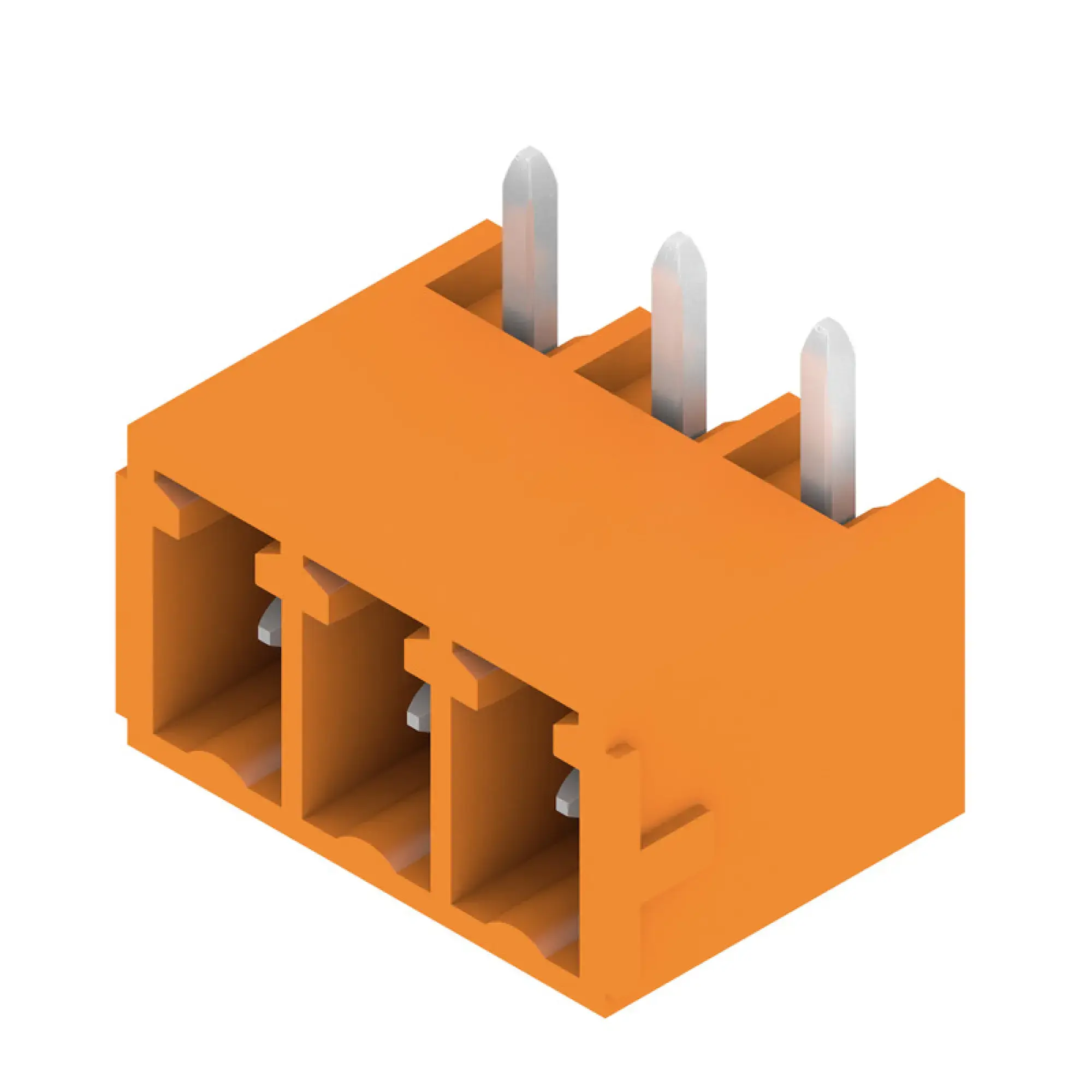 Weidmüller 1037510000 PCB connector (board connection), 160 V, 17.5 A, Pitch in mm: 3.81, Number of poles: 3, THT solder connection, Box (img_001)