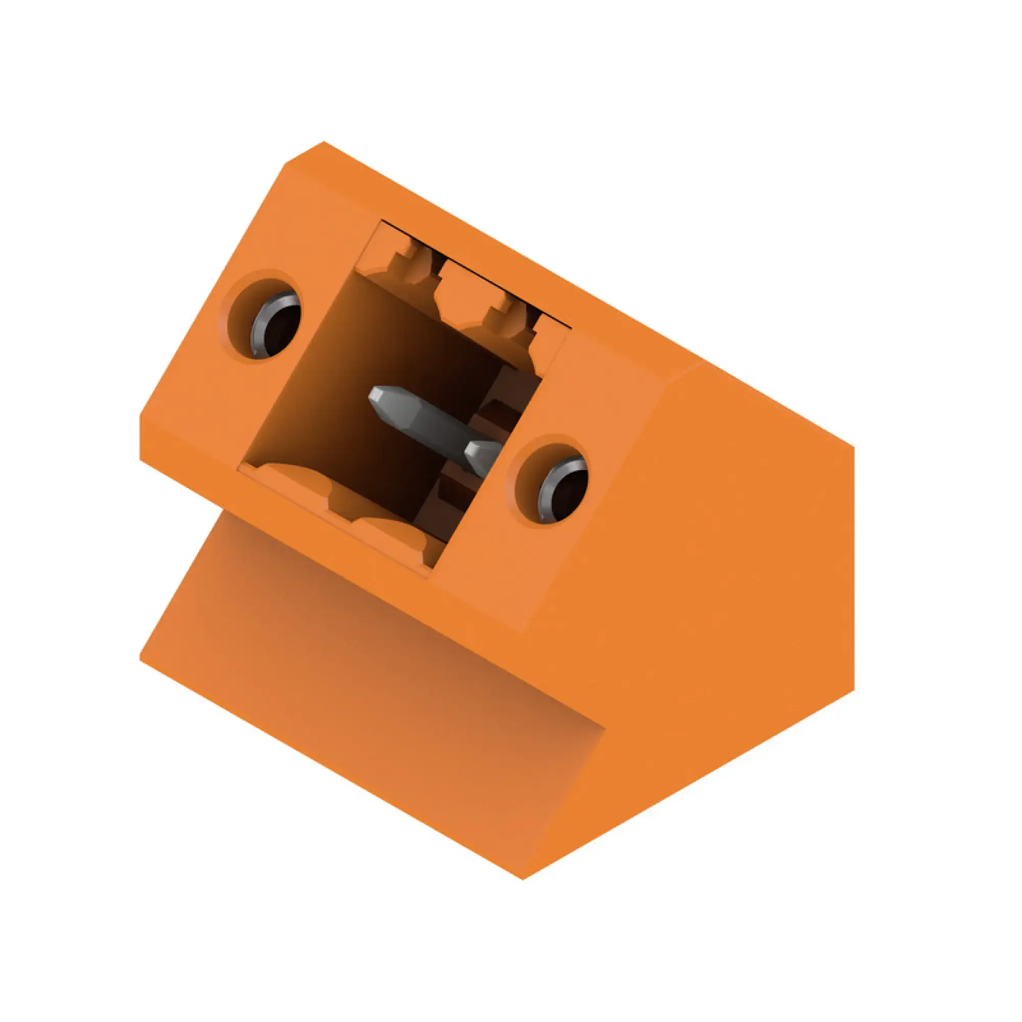 Weidmüller 1643330000 PCB connector (board connection), 160 V, 15 A, Pitch in mm: 3.50, Number of poles: 2, THT solder connection, Box (img_001)