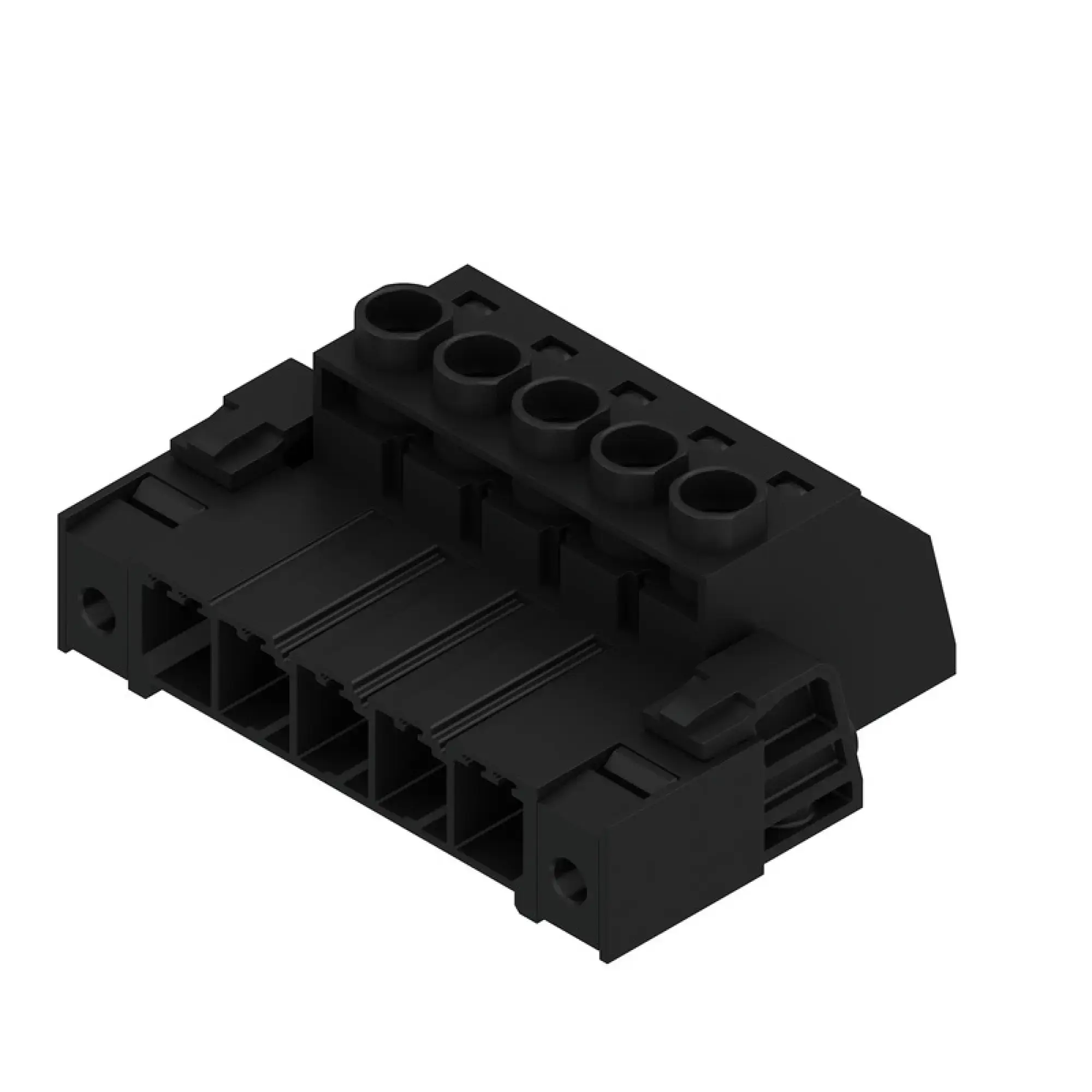 Weidmüller 1931840000 PCB connector (wire connection), 1000 V, 57 A, Pitch in mm: 7.62, 6 mm², Number of poles: 5, Clamping yoke connection, Box (img_001)