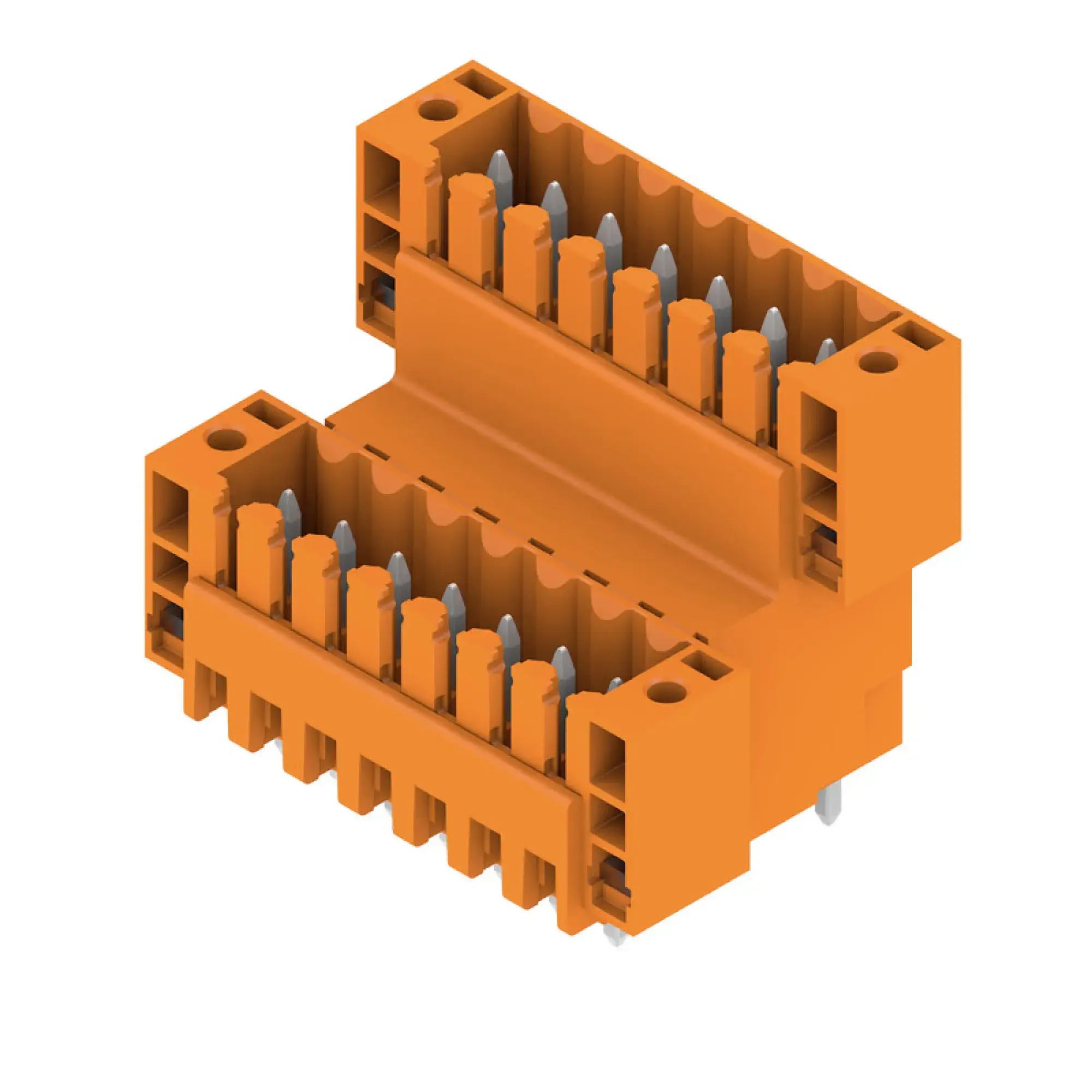 Weidmüller 1891080000 PCB connector (board connection), 160 V, 10.5 A, Pitch in mm: 3.50, Number of poles: 14, THT solder connection, Box (img_001)