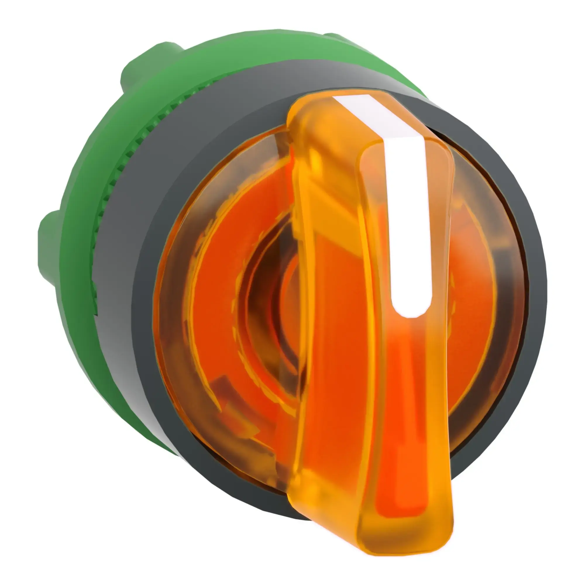 Schneider Electric ZB5AK1353 Illuminated Selector Switch, Front Element, Harmony XB5, Plastic, 22mm, Orange, for Universal LED, 3 Positions, Latching (img_009)