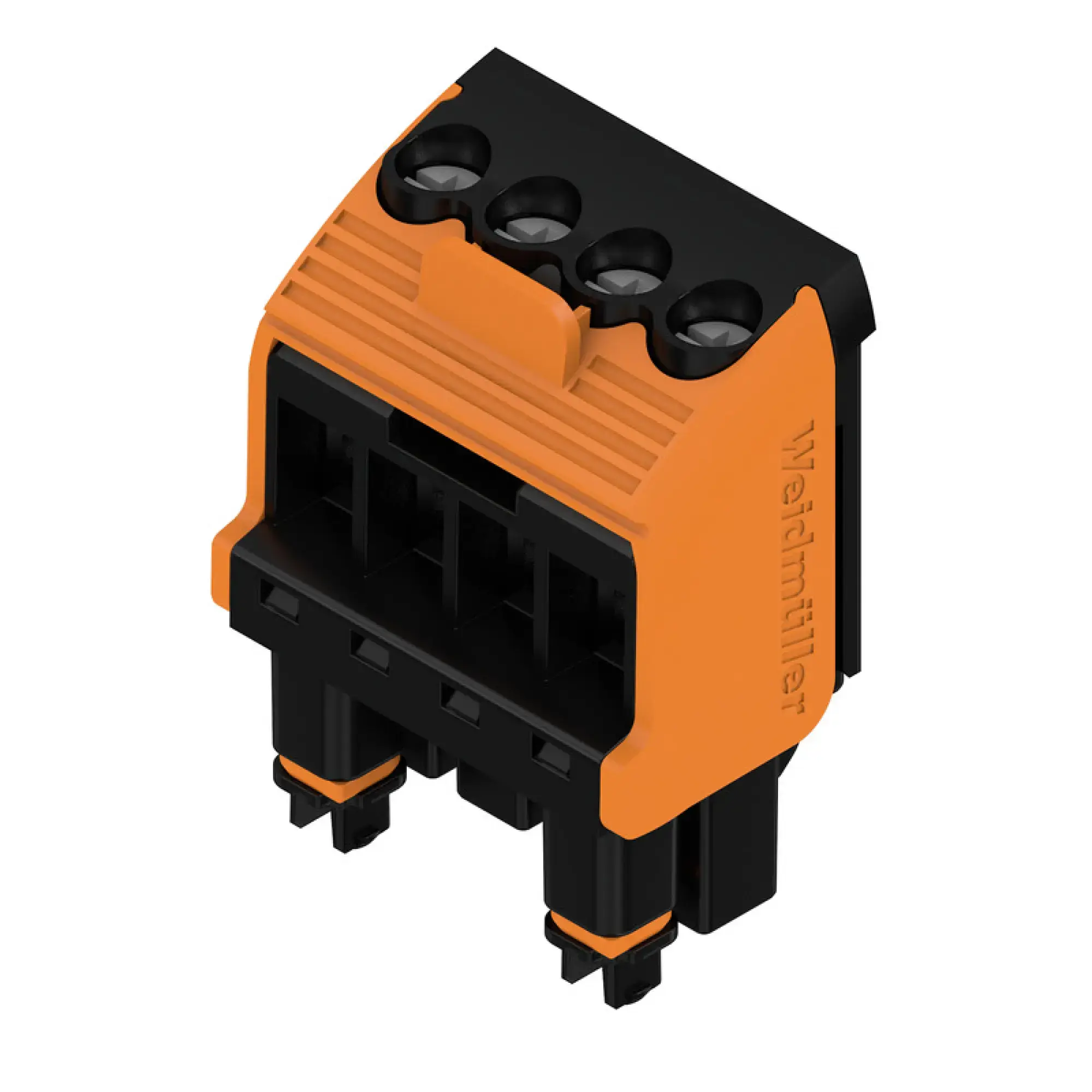 Weidmüller 1063280000 PCB connector (wire connection), 320 V, 10 A, Pitch in mm: 5.00, 3.31 mm², Number of poles: 4, Clamping yoke connection, Box (img_001)