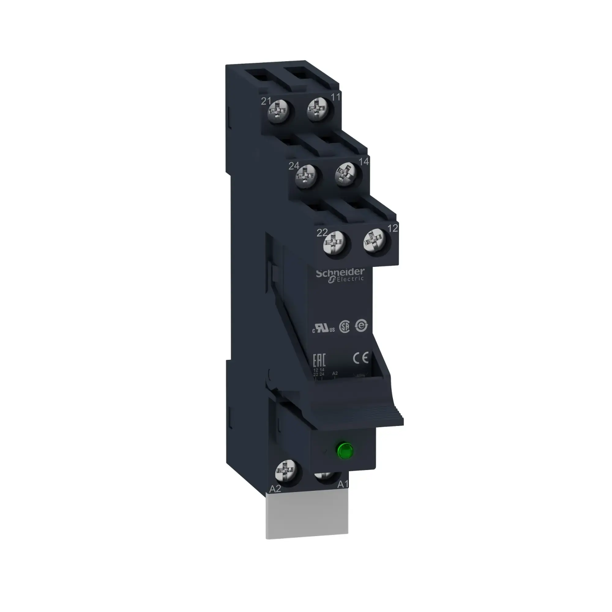 Schneider Electric RSB1A160P7PV Interface Relay 1W 16A 230VAC Socket Bracket Varistor Shield Mounted (img_003)