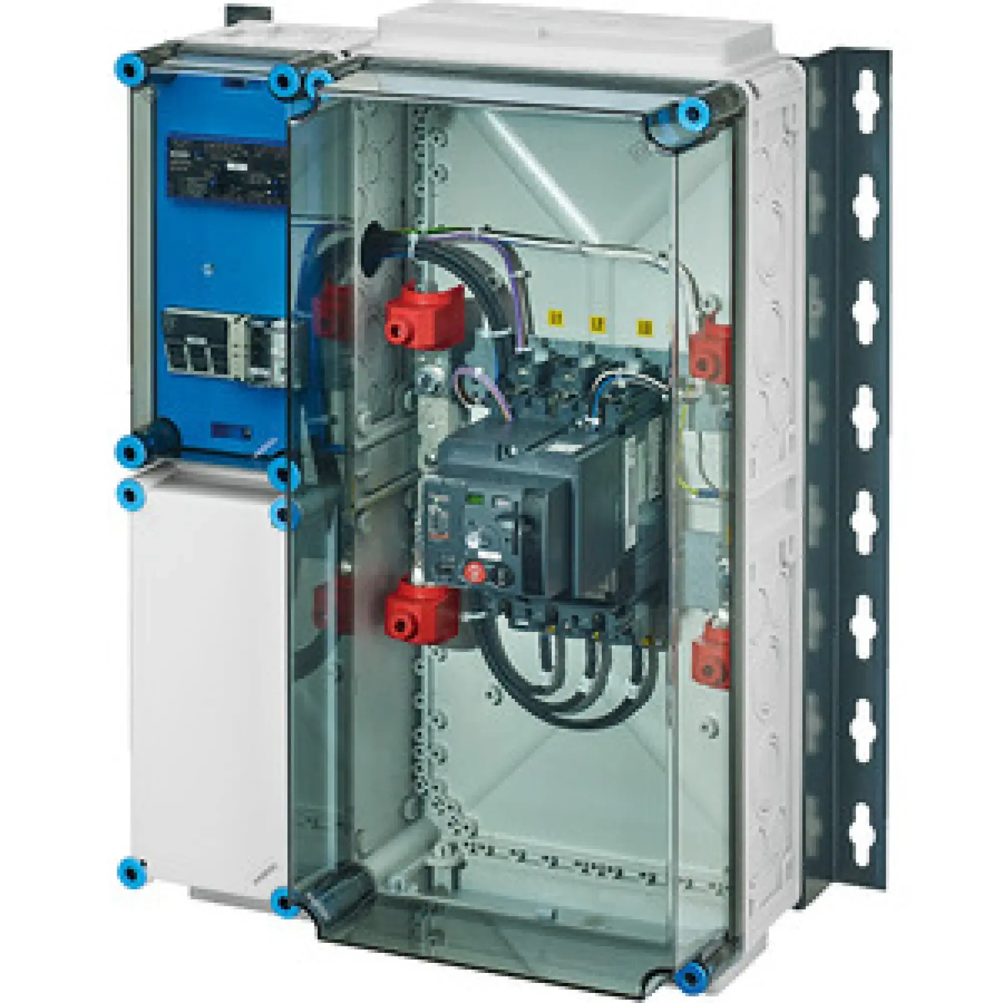 Hensel 20001497 PV-Freischaltstelle, 70 kVA, 3-polig mit Leistungsschalter und NA-Schutz Mi AE 3223 (img_002) Hensel 20001497 PV-Freischaltstelle, 70 kVA, 3-polig mit Leistungsschalter und NA-Schutz Mi AE 3223 (img_002)