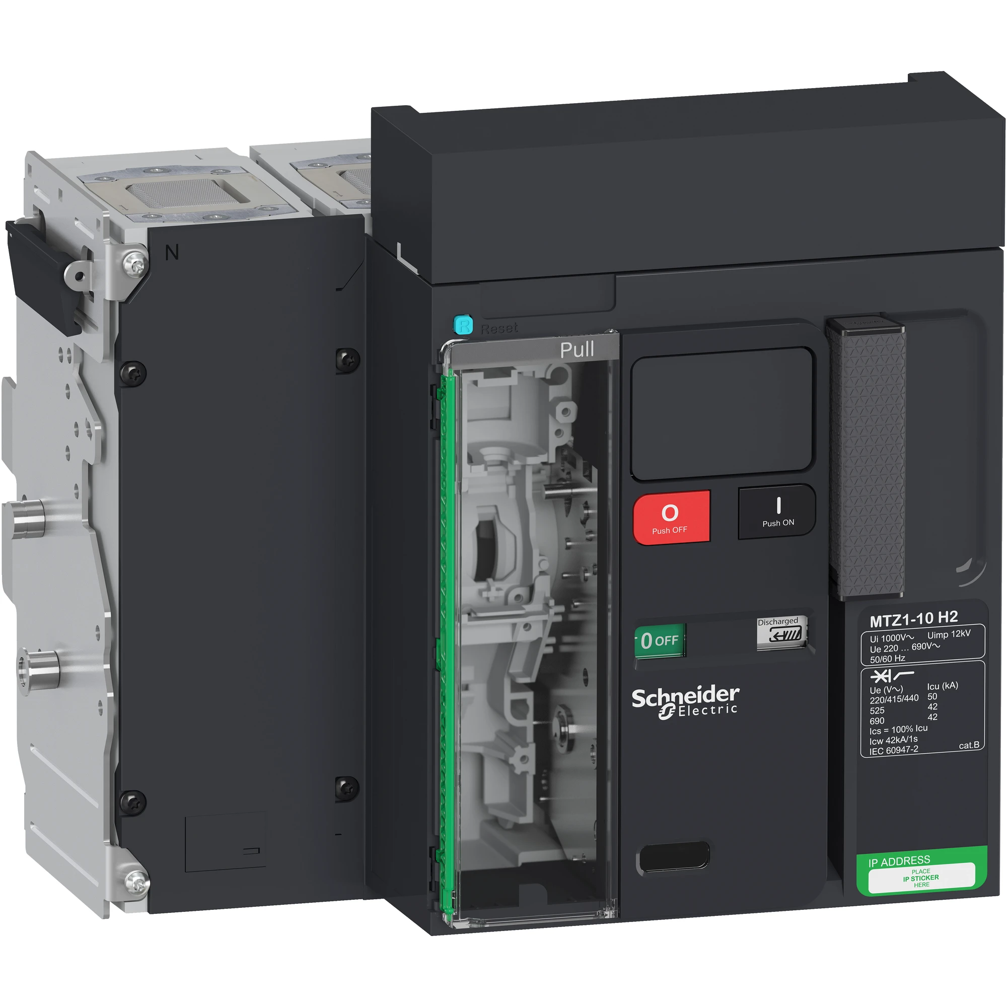 Schneider Electric LV847228 MasterPact MTZ1 1000A H2 Icu=50kA/440V 4P Basic Switch Plug-in (img_001) Schneider Electric LV847228 MasterPact MTZ1 1000A H2 Icu=50kA/440V 4P Basic Switch Plug-in (img_001)
