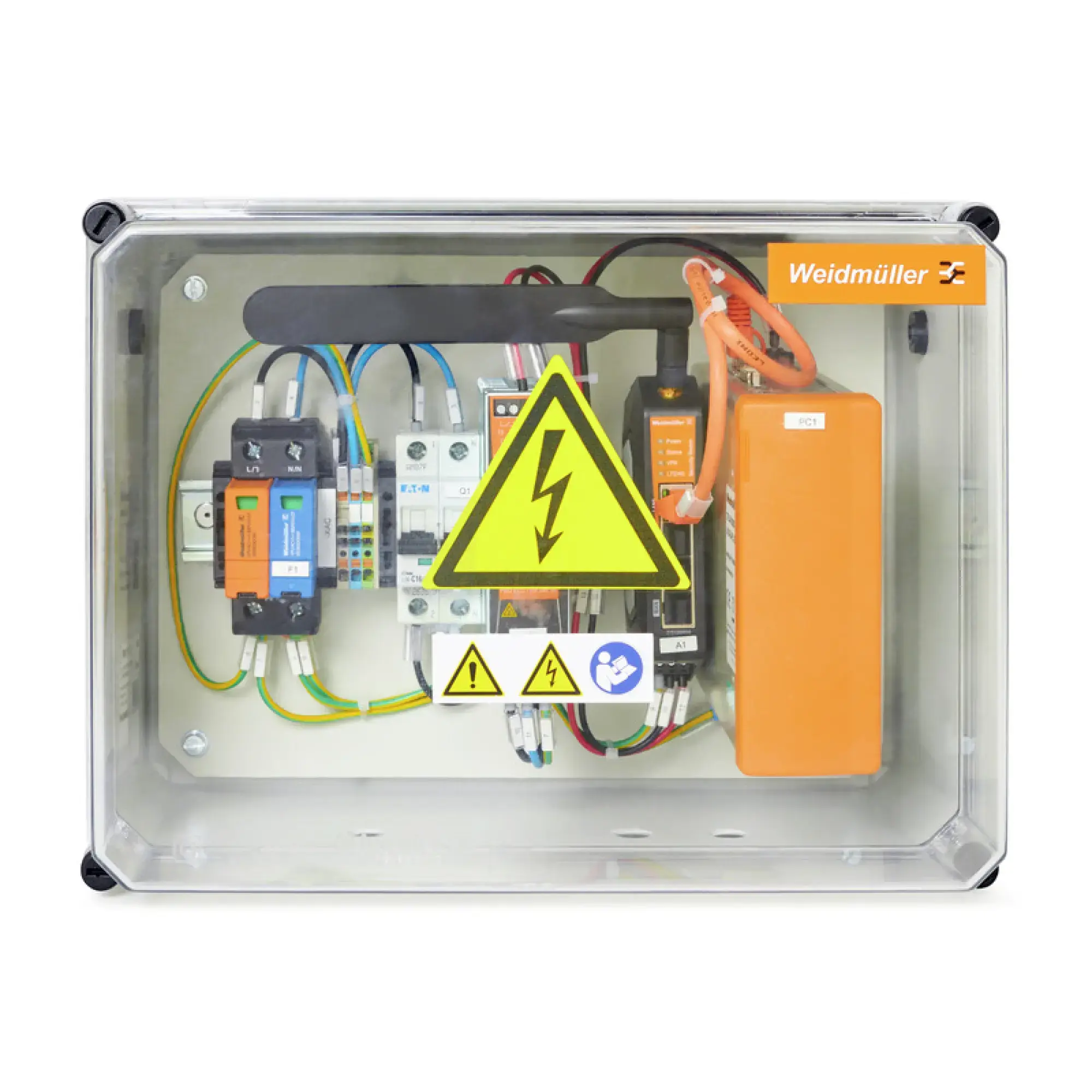 Weidmüller 8000111622 Combiner Box (Photovoltaik), 230 V AC, Surge protection I, Current monitoring, Monitoring components, Voltage monitoring, Limit value monitoring, Comm (img_001) Weidmüller 8000111622 Combiner Box (Photovoltaik), 230 V AC, Surge protection I, Current monitoring, Monitoring components, Voltage monitoring, Limit value monitoring, Comm (img_001)