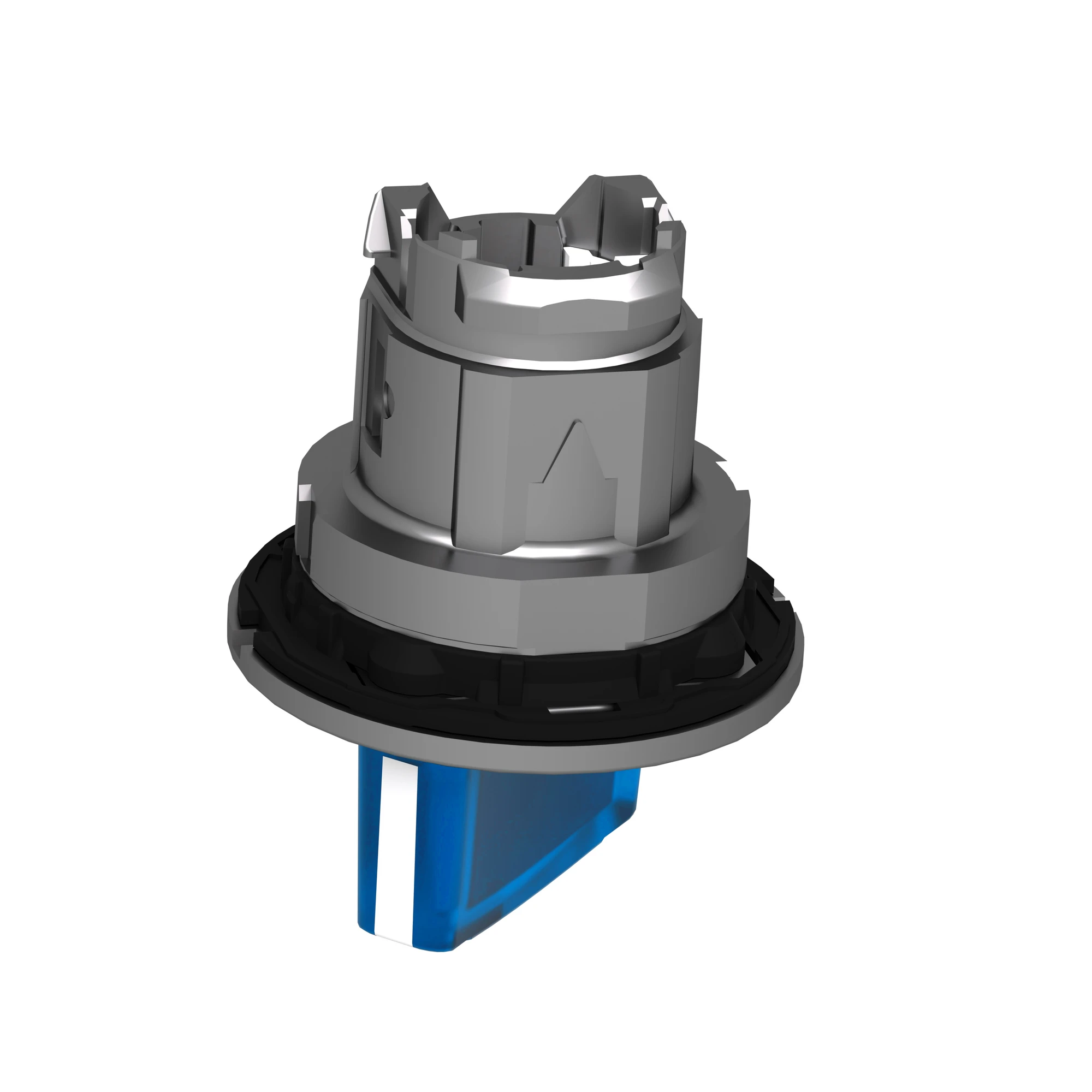 Schneider Electric ZB4FK1463 Illuminated Selector Switch, Front Element, Harmony XB4F, Metal, 30mm, Blue, for Universal LED, 2 Positions, Momentary (img_007)