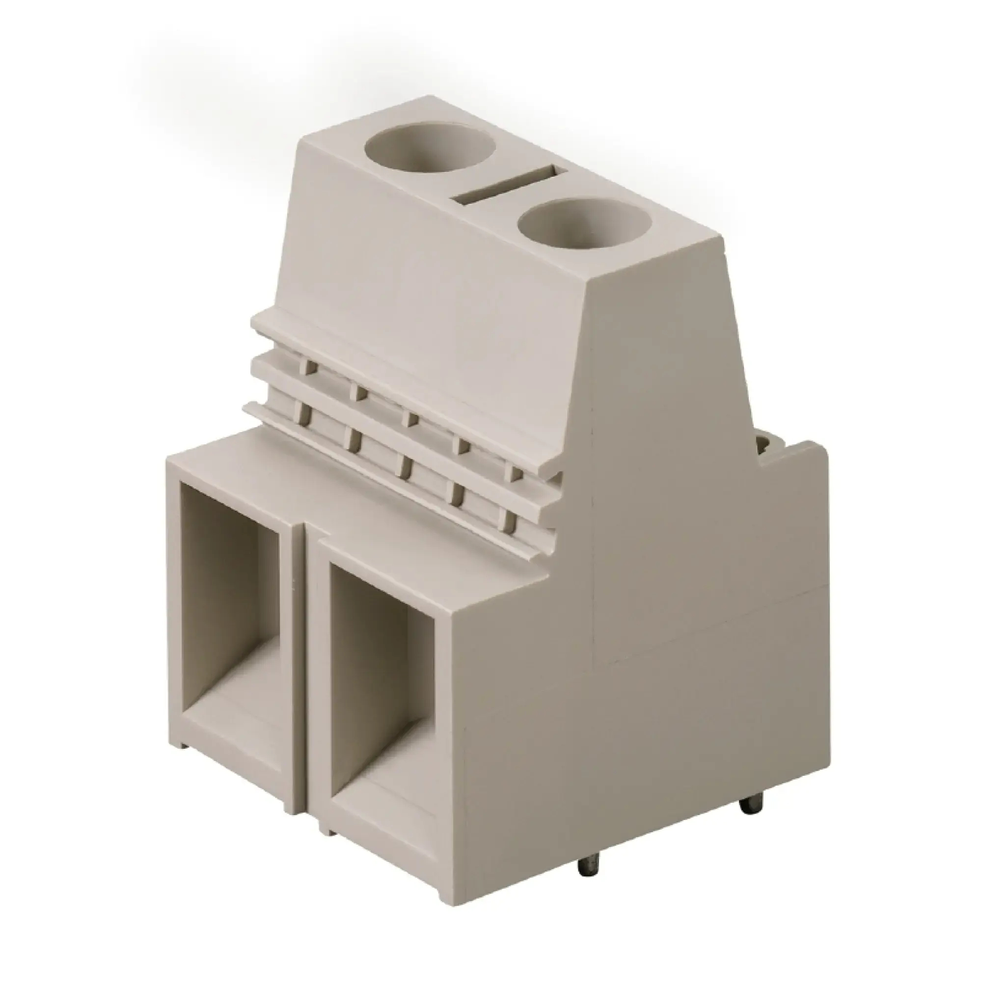 Weidmüller 1783670000 PCB terminal, 1000 V, 101 A, Pitch in mm: 15.00, 25 mm², Number of poles: 2, Clamping yoke connection, THT solder connection, 90°, Box (img_001)