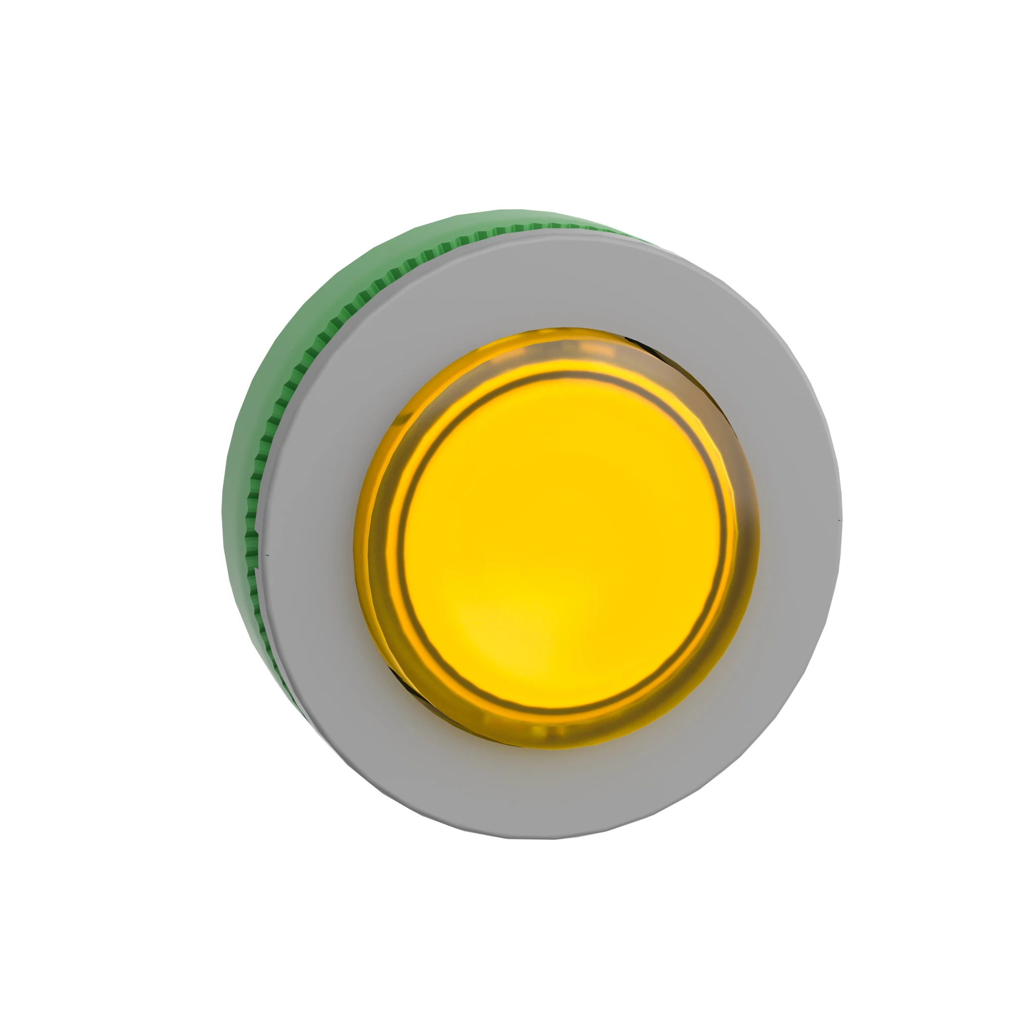 Schneider Electric ZB5FW183C0 Illuminated Pushbutton, Front Element, Harmony XB5F, Plastic, 30mm, Light Grey, Yellow, Projecting, for Universal LED (img_002) Schneider Electric ZB5FW183C0 Illuminated Pushbutton, Front Element, Harmony XB5F, Plastic, 30mm, Light Grey, Yellow, Projecting, for Universal LED (img_002)
