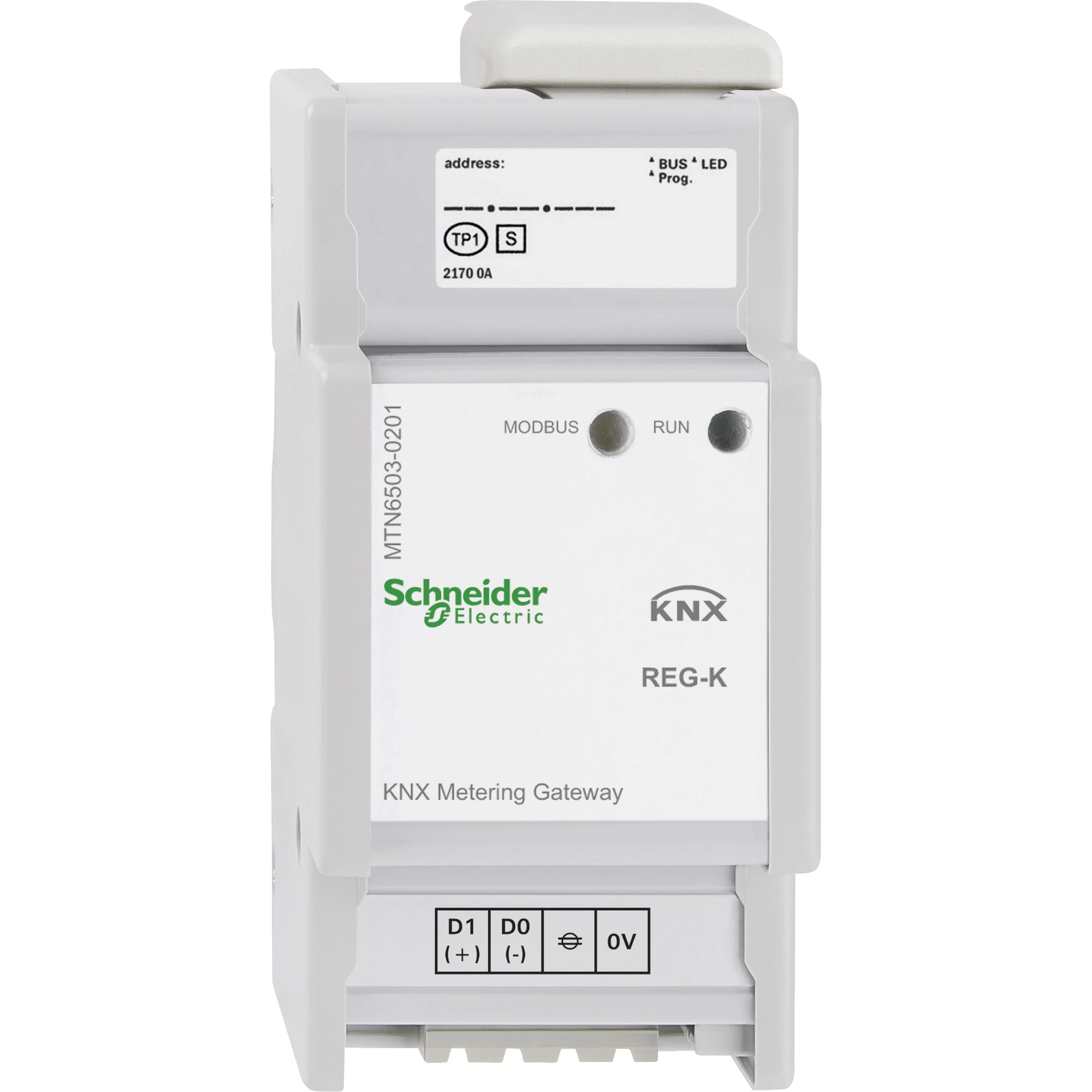 Schneider Electric MTN6503-0201 KNX Metering Interface Modbus REG-K, Light Grey (img_001)