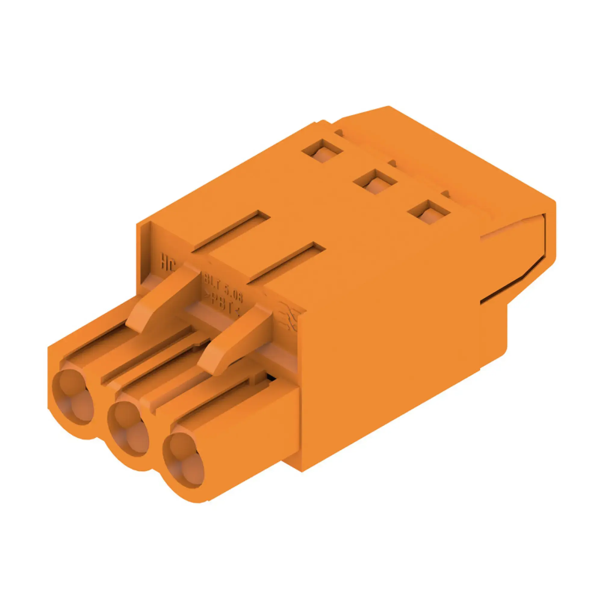 Weidmüller 1499660000 PCB connector (wire connection), 320 V, 27 A, Pitch in mm: 5.08, 2.5 mm², Number of poles: 3, TOP connection, Box (img_001)